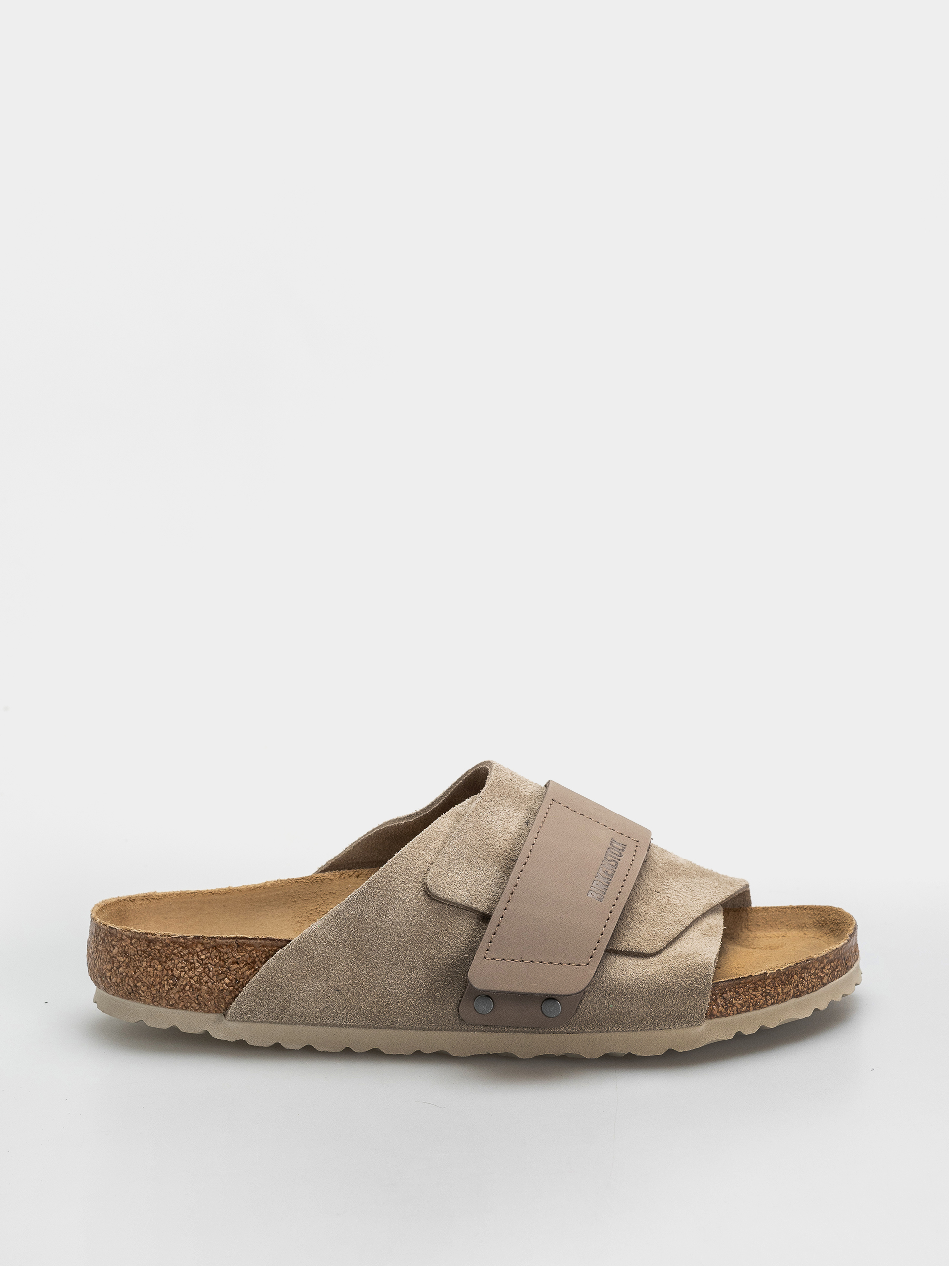 Чехли Birkenstock Kyoto Nubuck Suede Leather Regular (taupe)