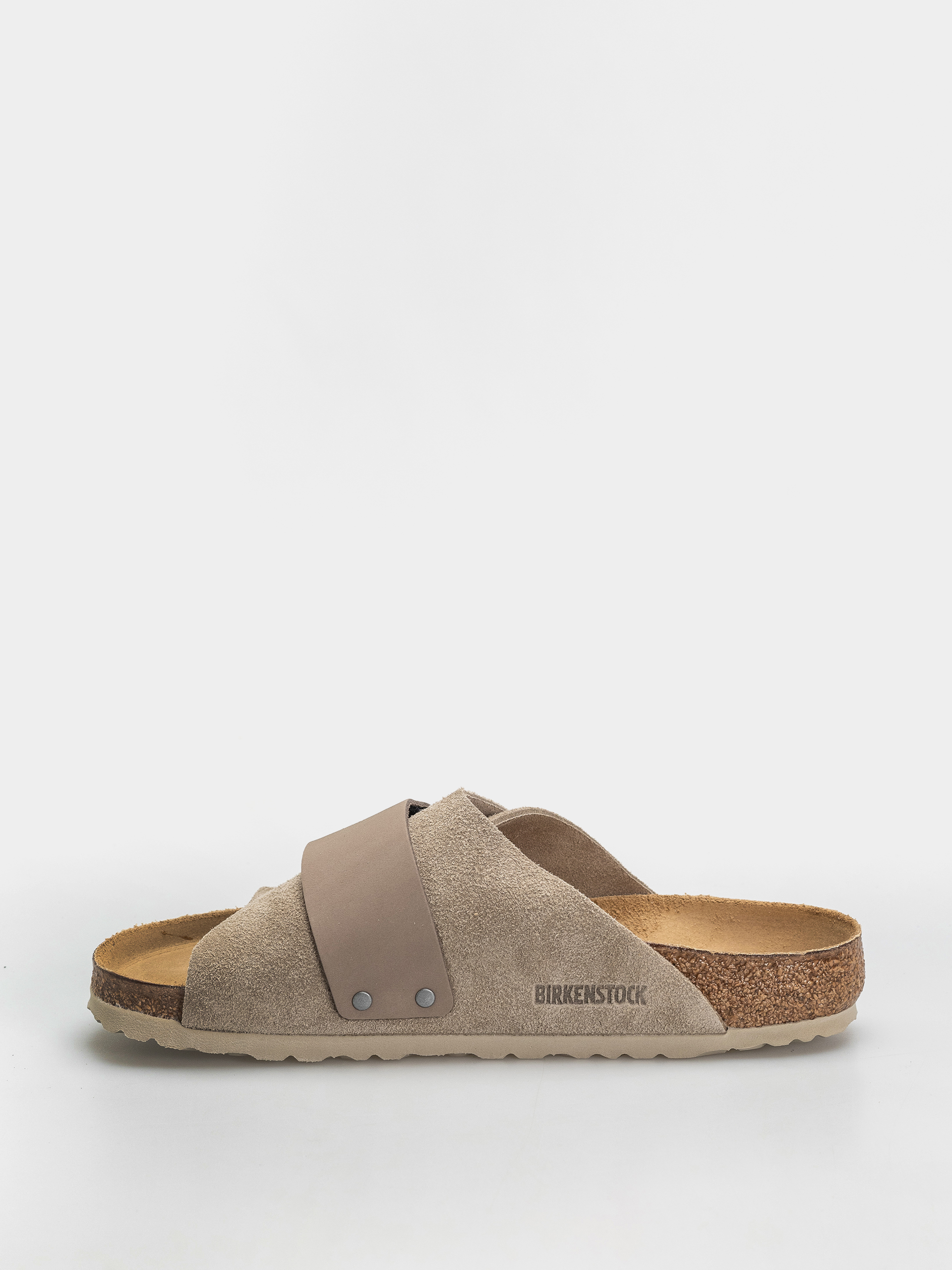 Чехли Birkenstock Kyoto Nubuck Suede Leather Regular (taupe)