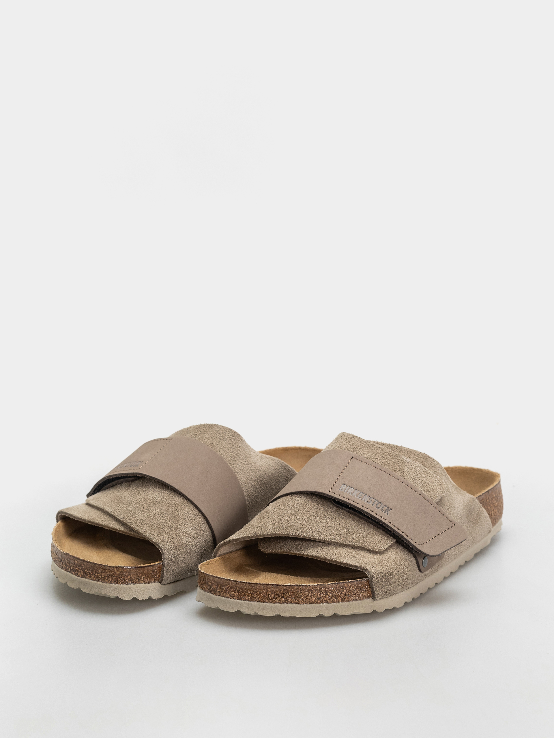 Чехли Birkenstock Kyoto Nubuck Suede Leather Regular (taupe)