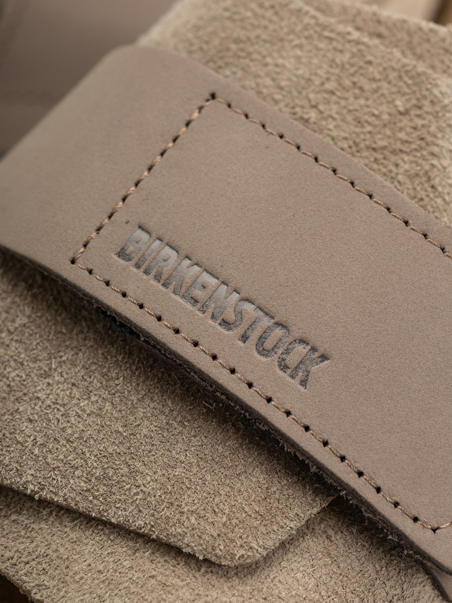 Чехли Birkenstock Kyoto Nubuck Suede Leather Regular (taupe)