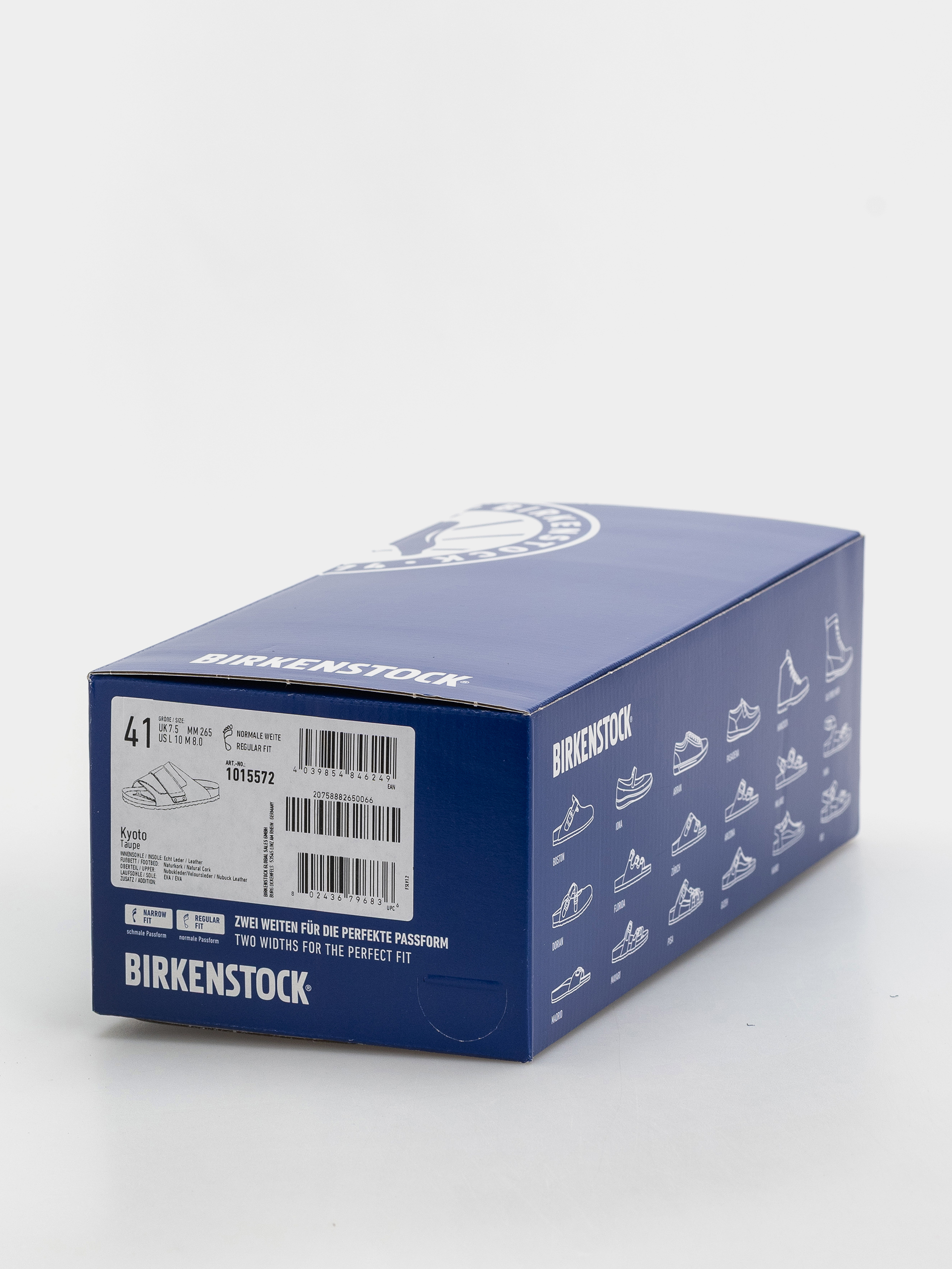 Чехли Birkenstock Kyoto Nubuck Suede Leather Regular (taupe)