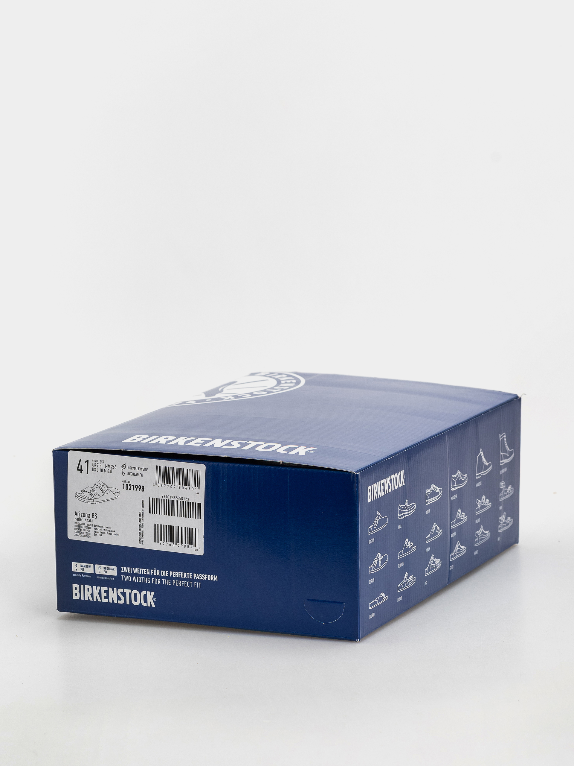 Чехли Birkenstock Arizona Suede Leather Regular (faded khaki)