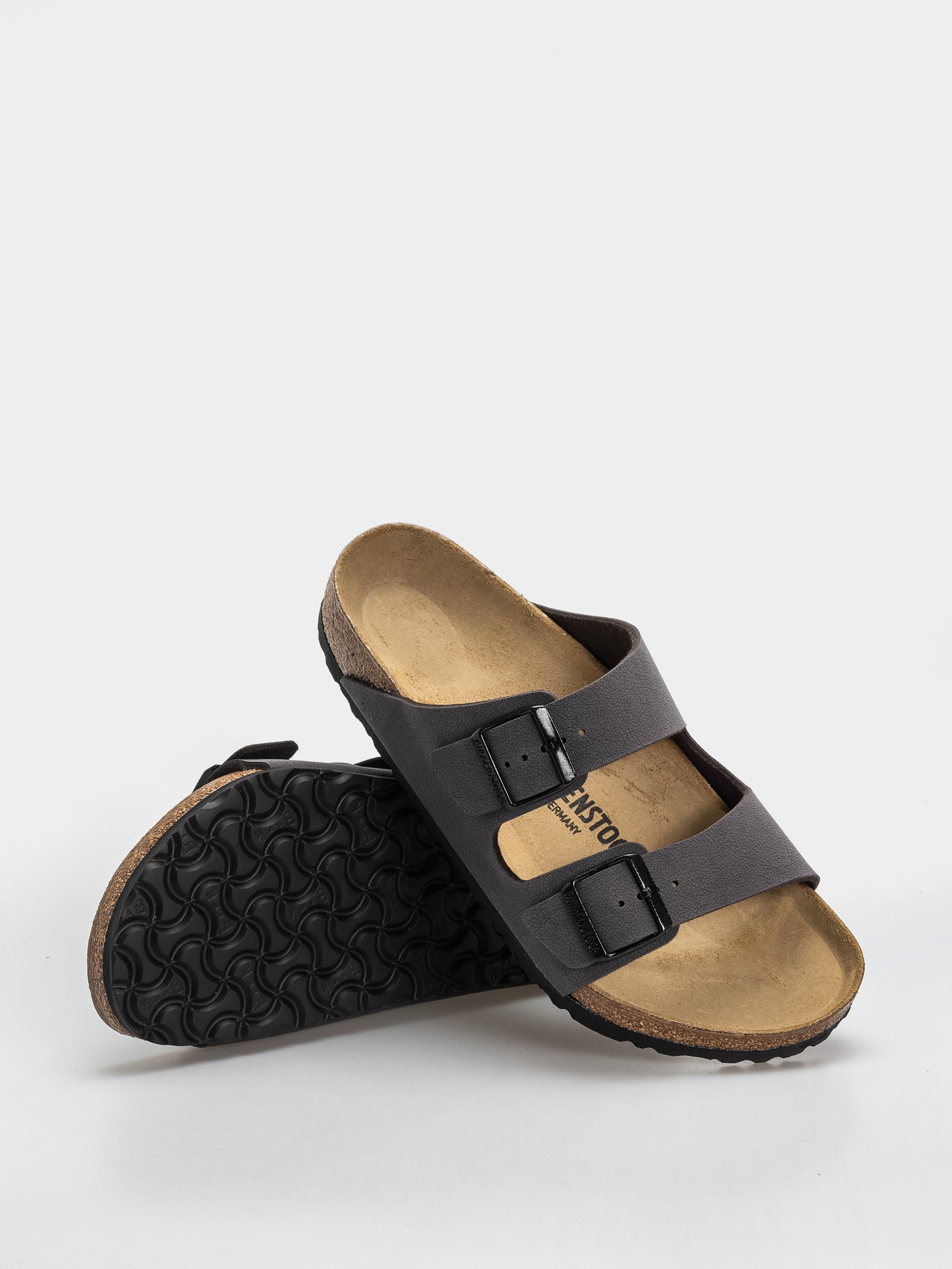 Чехли Birkenstock Arizona Birkibuc Regular (velvet gray/black)