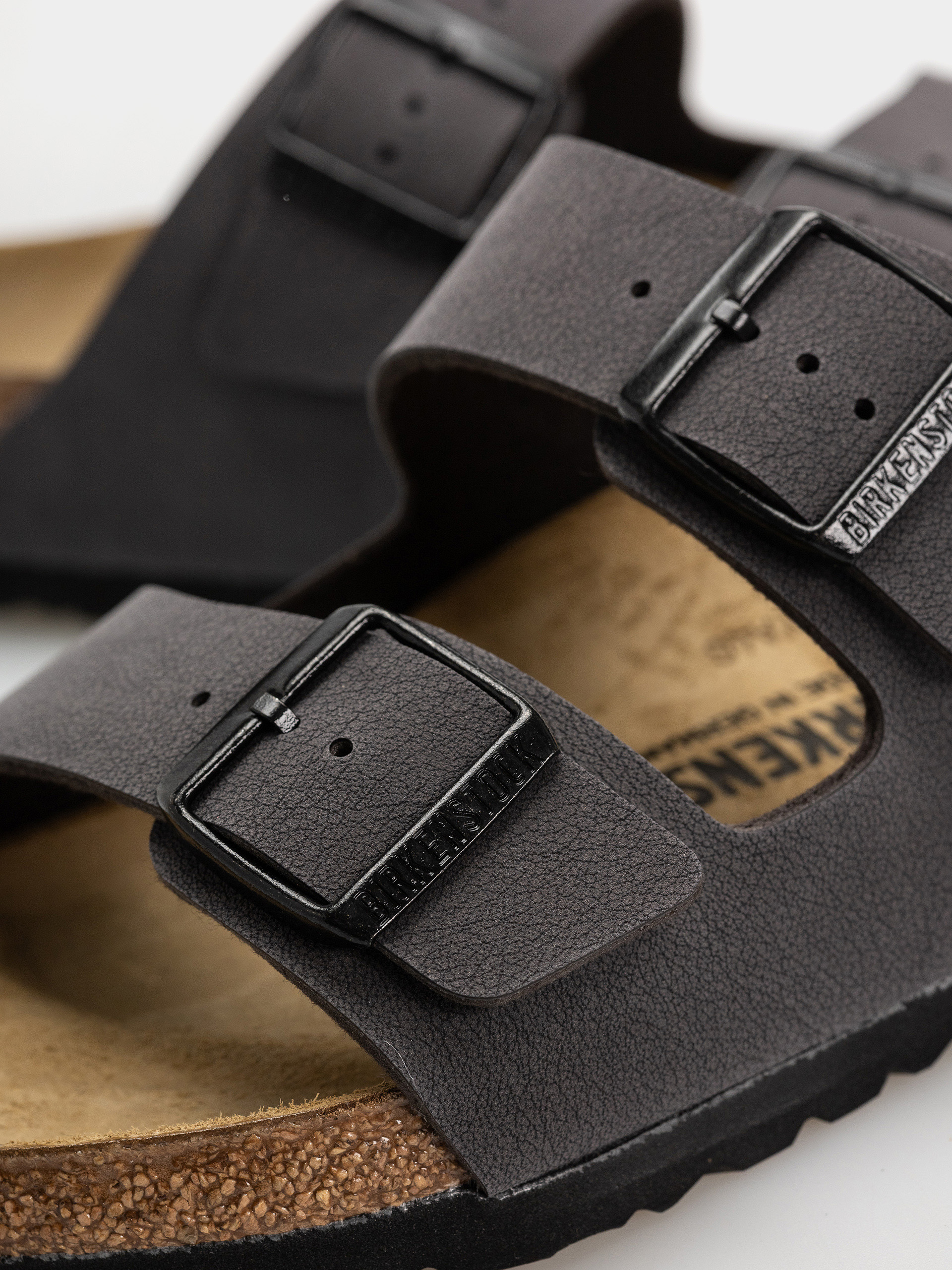 Чехли Birkenstock Arizona Birkibuc Regular (velvet gray/black)