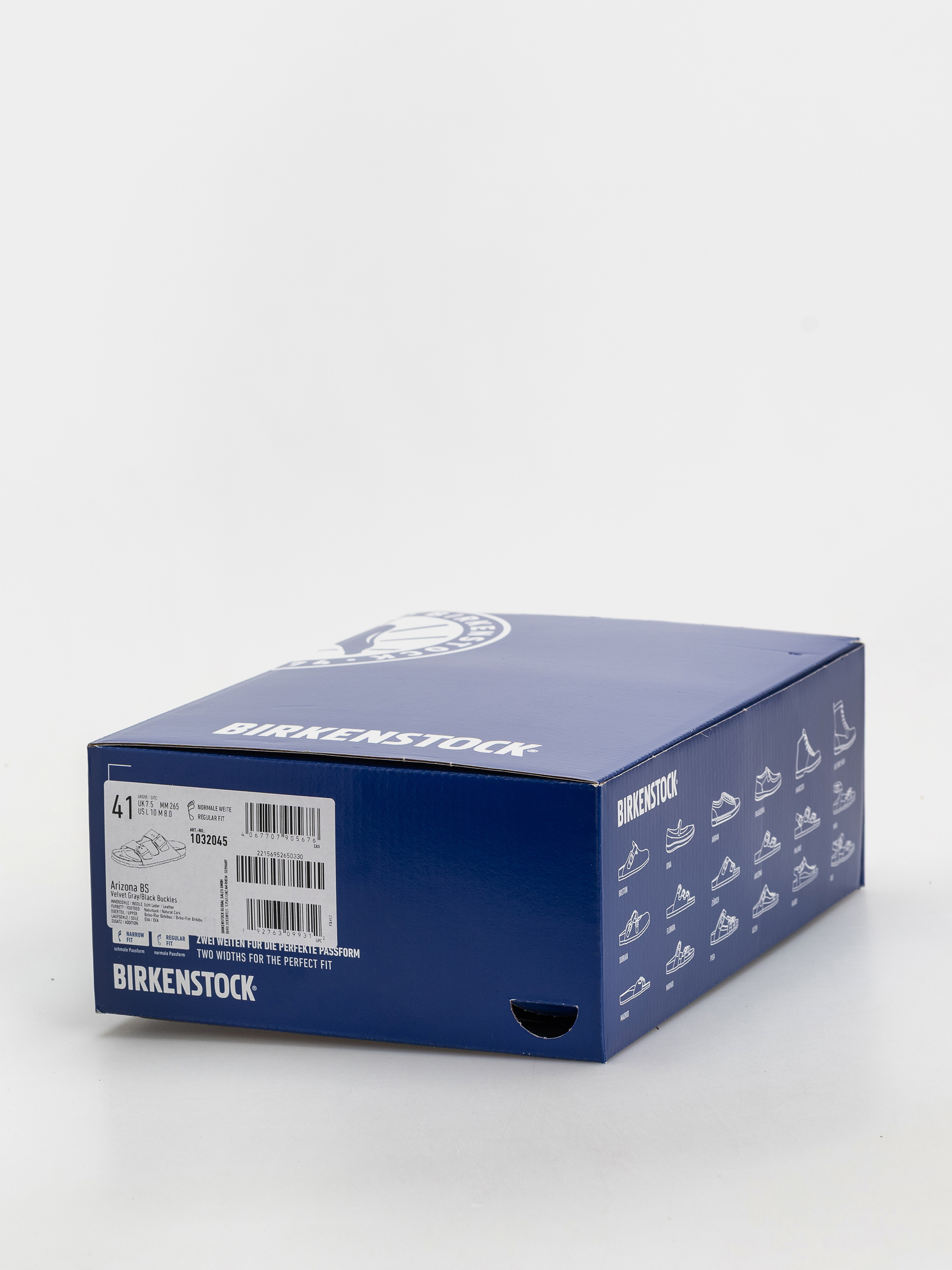 Чехли Birkenstock Arizona Birkibuc Regular (velvet gray/black)