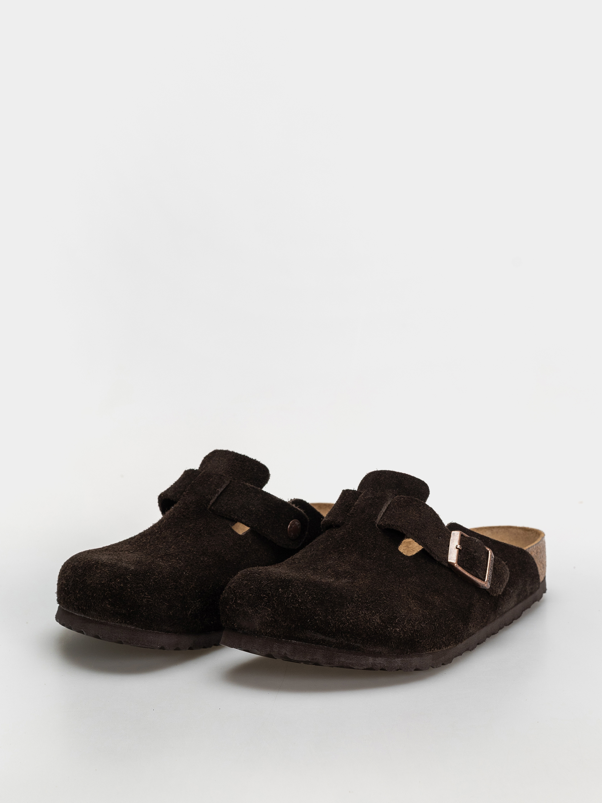 Birkenstock Чехли Boston Suede Regular (mocha)