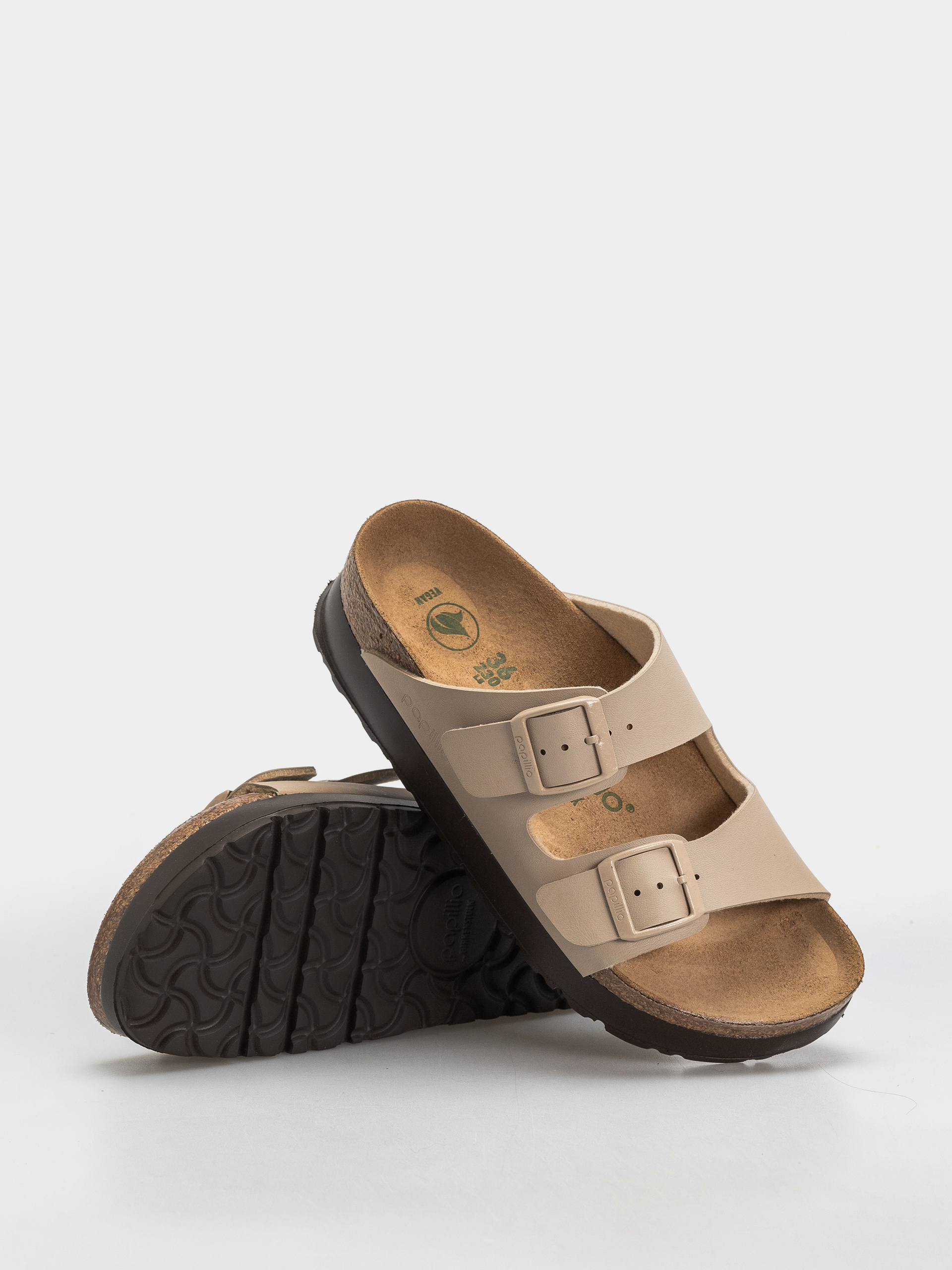 Чехли Birkenstock Arizona Flex Platform Birko Flor Narrow Wmn (sandcastle)