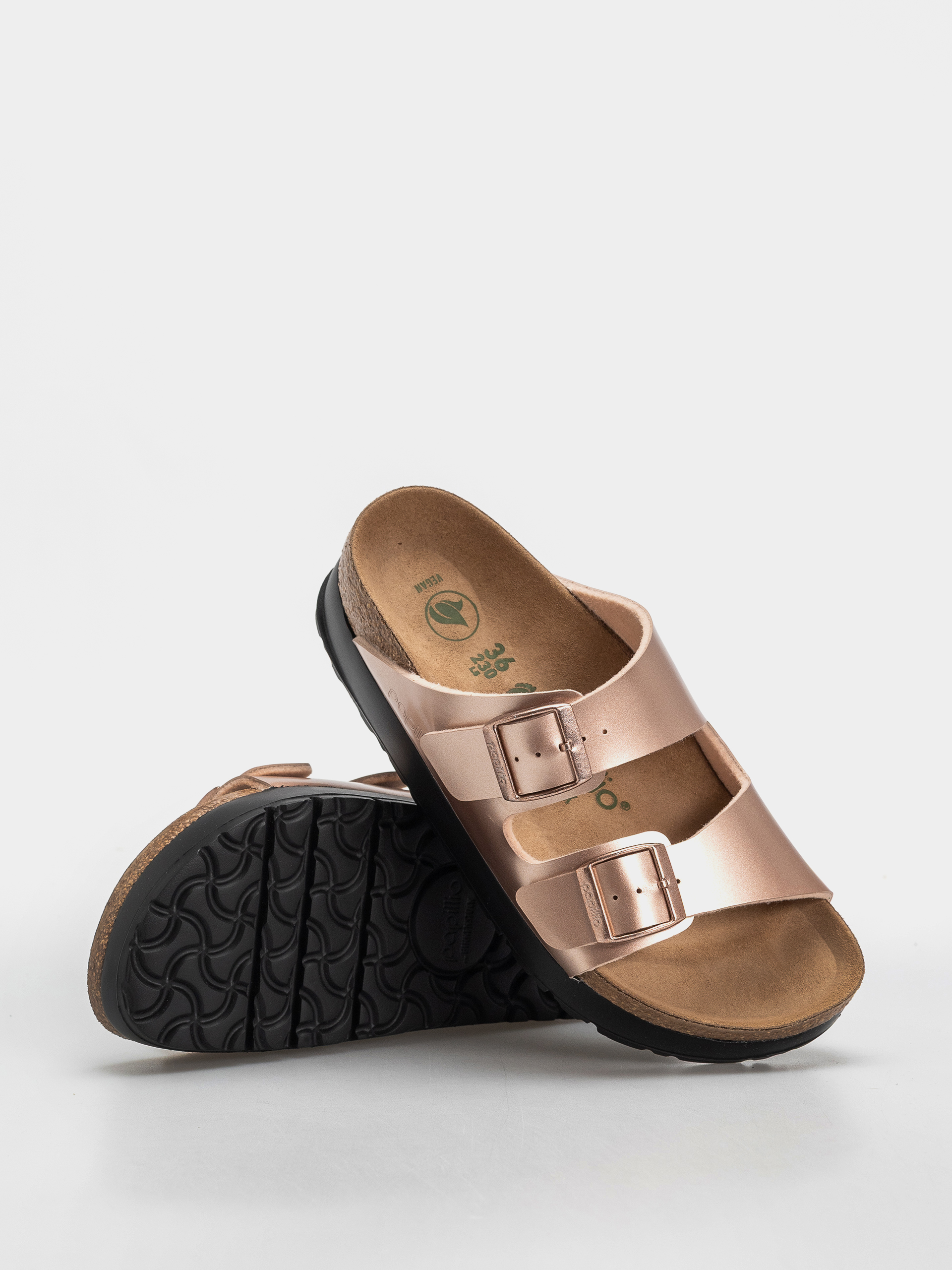 Чехли Birkenstock Arizona Flex Platform Birko Flor Narrow Wmn (electric metallic copper)