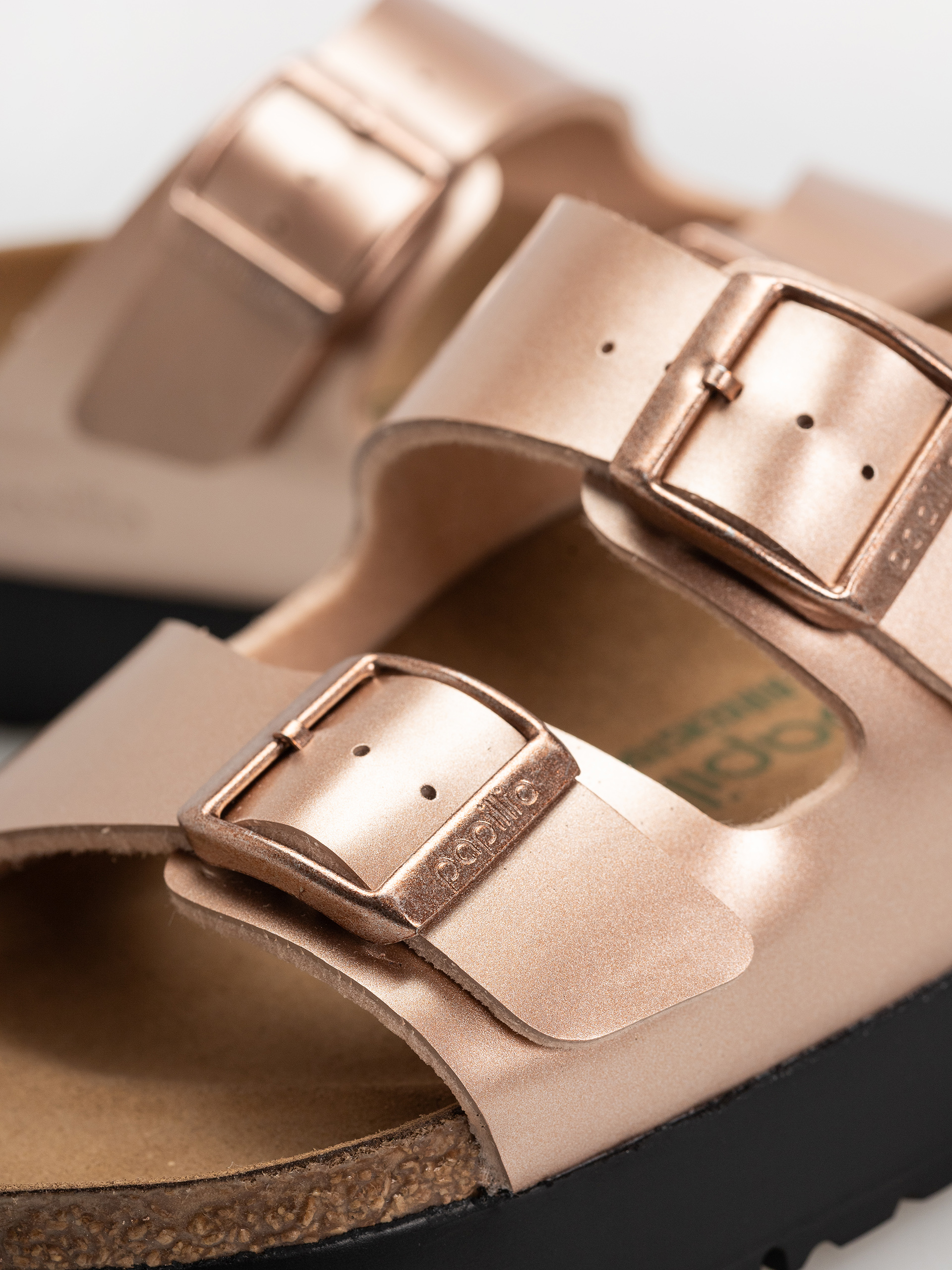 Чехли Birkenstock Arizona Flex Platform Birko Flor Narrow Wmn (electric metallic copper)