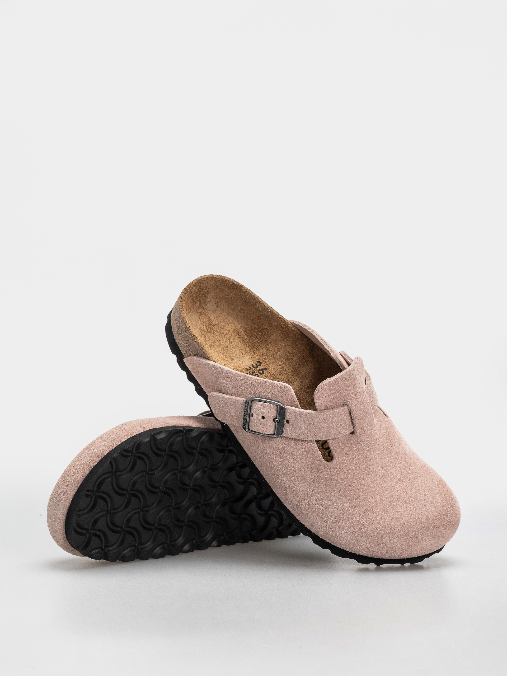 Чехли Birkenstock Boston Suede Leather Narrow (pink clay)