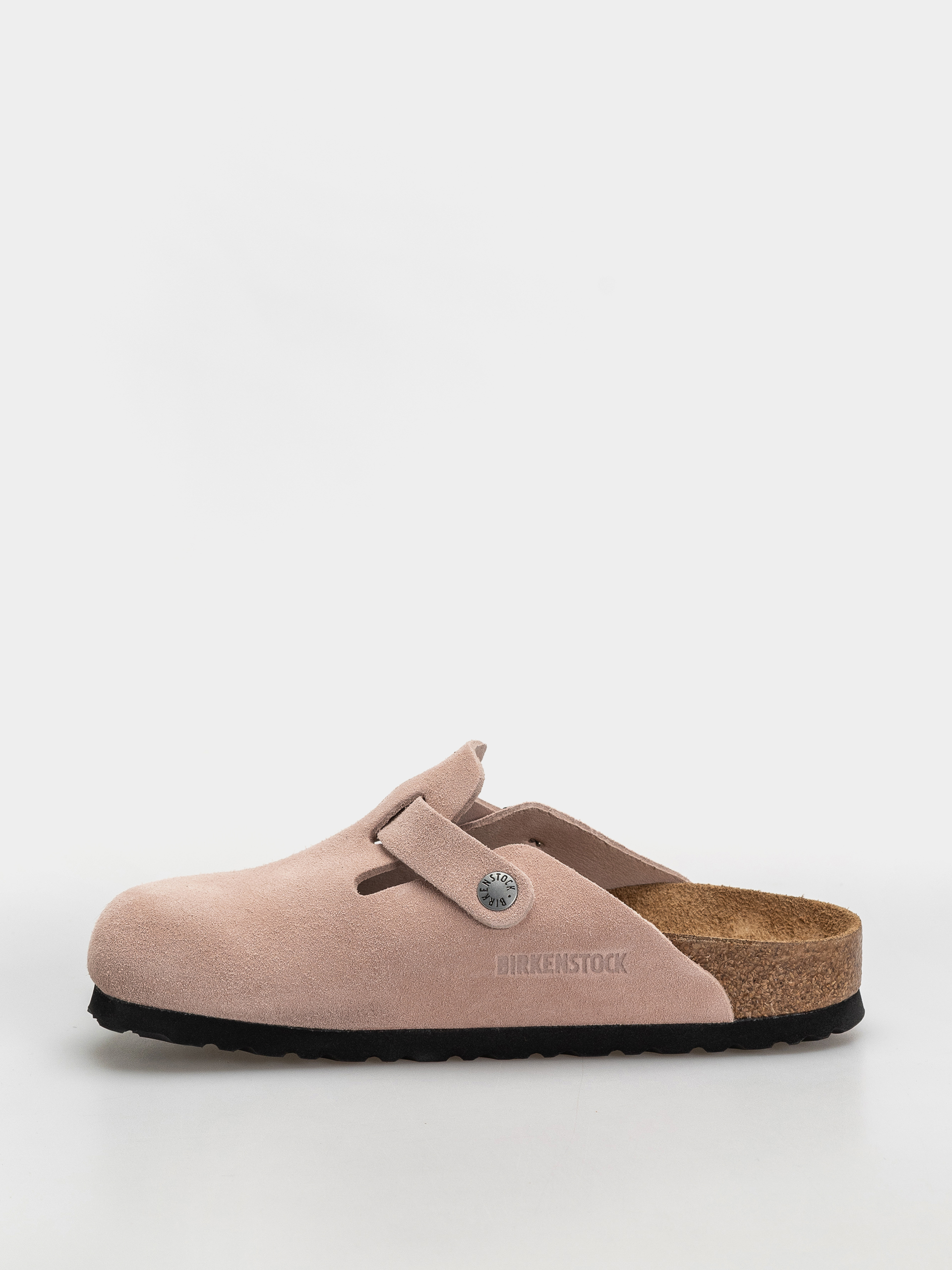 Чехли Birkenstock Boston Suede Leather Narrow (pink clay)