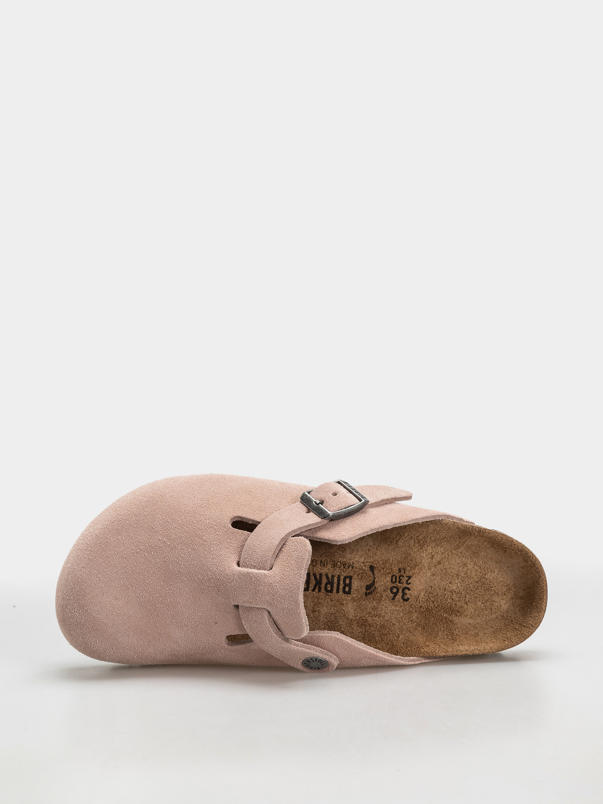 Чехли Birkenstock Boston Suede Leather Narrow (pink clay)