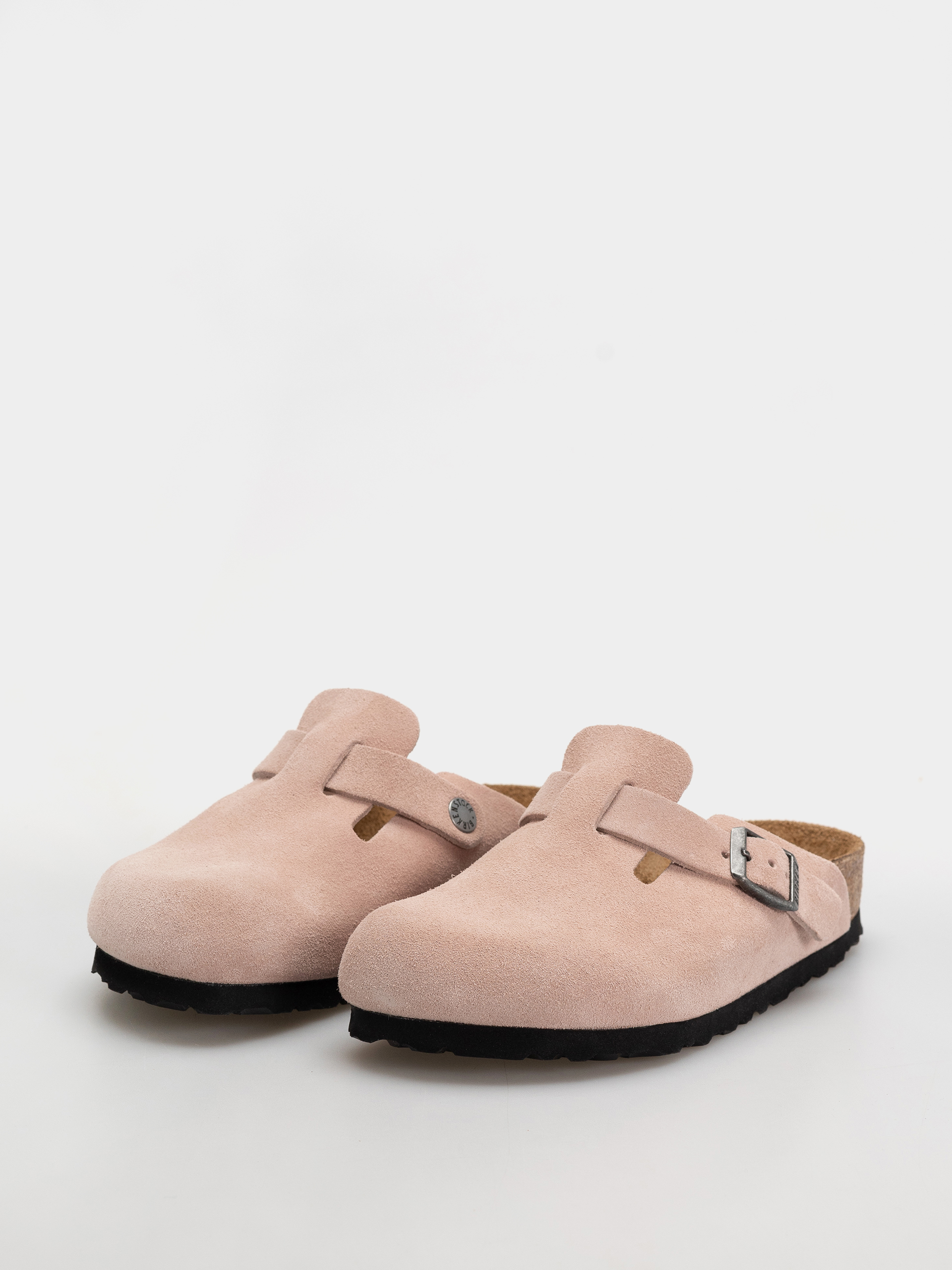Чехли Birkenstock Boston Suede Leather Narrow (pink clay)