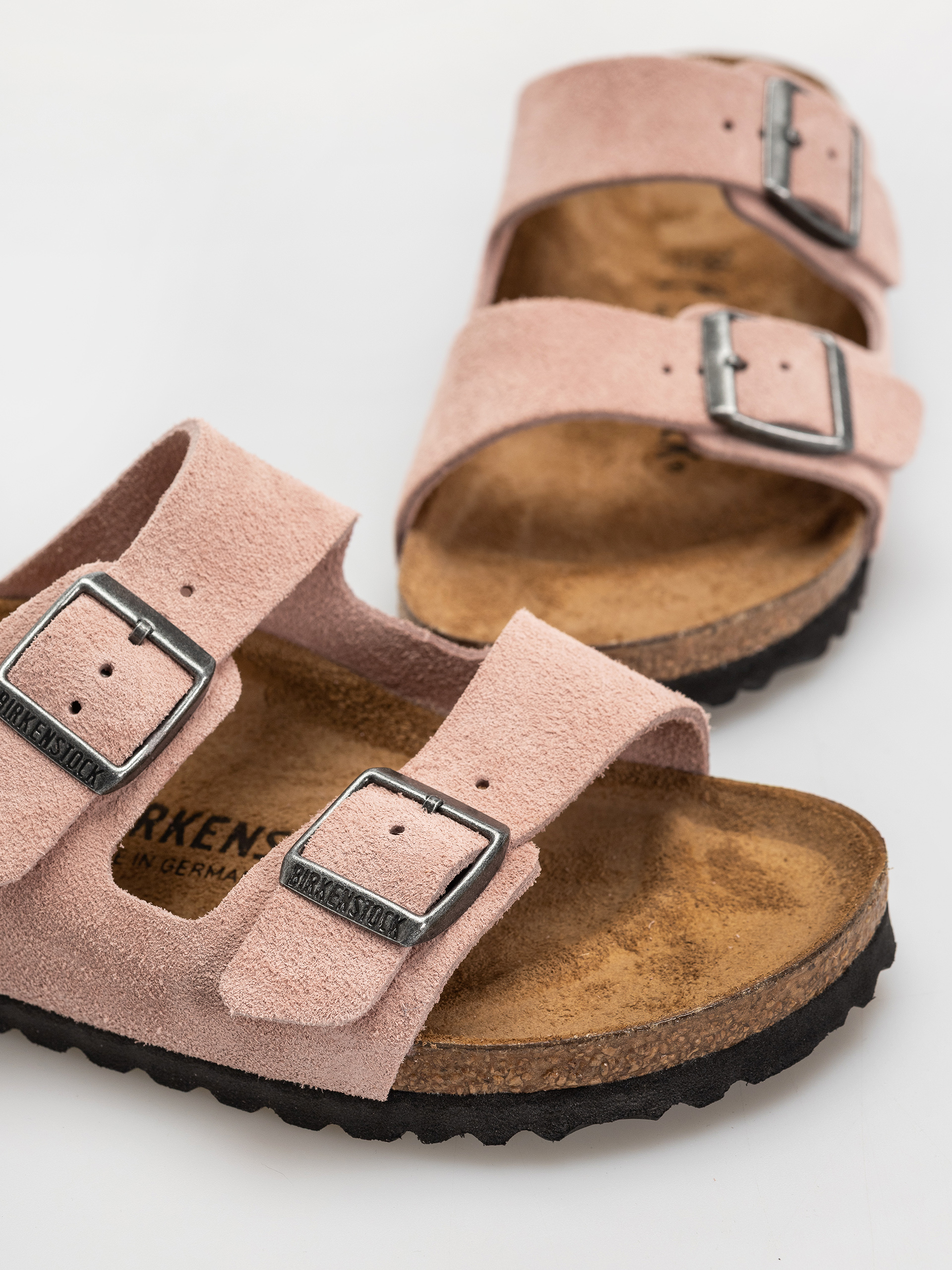 Чехли Birkenstock Arizona Suede Leather Narrow (pink clay)