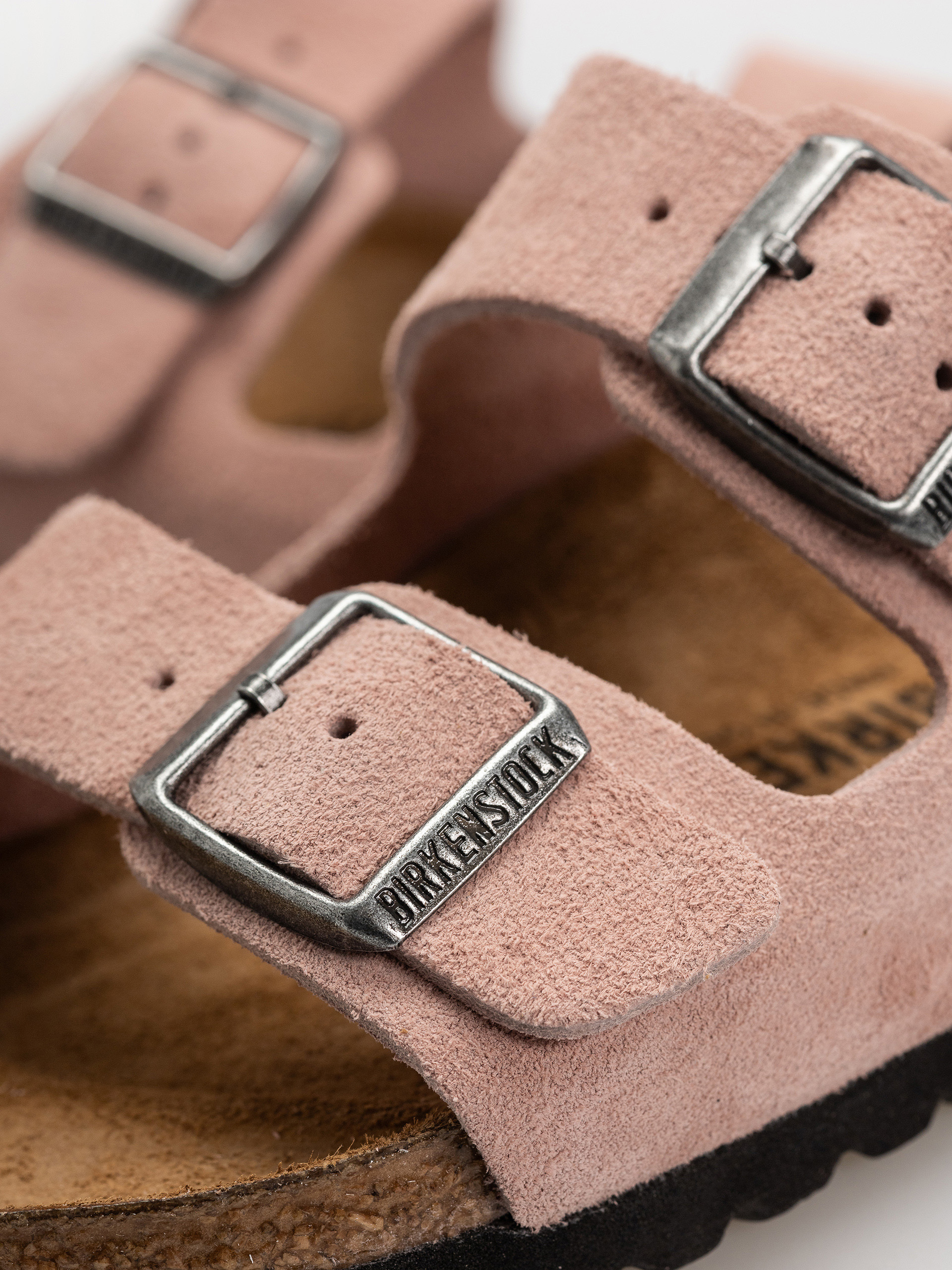Чехли Birkenstock Arizona Suede Leather Narrow (pink clay)