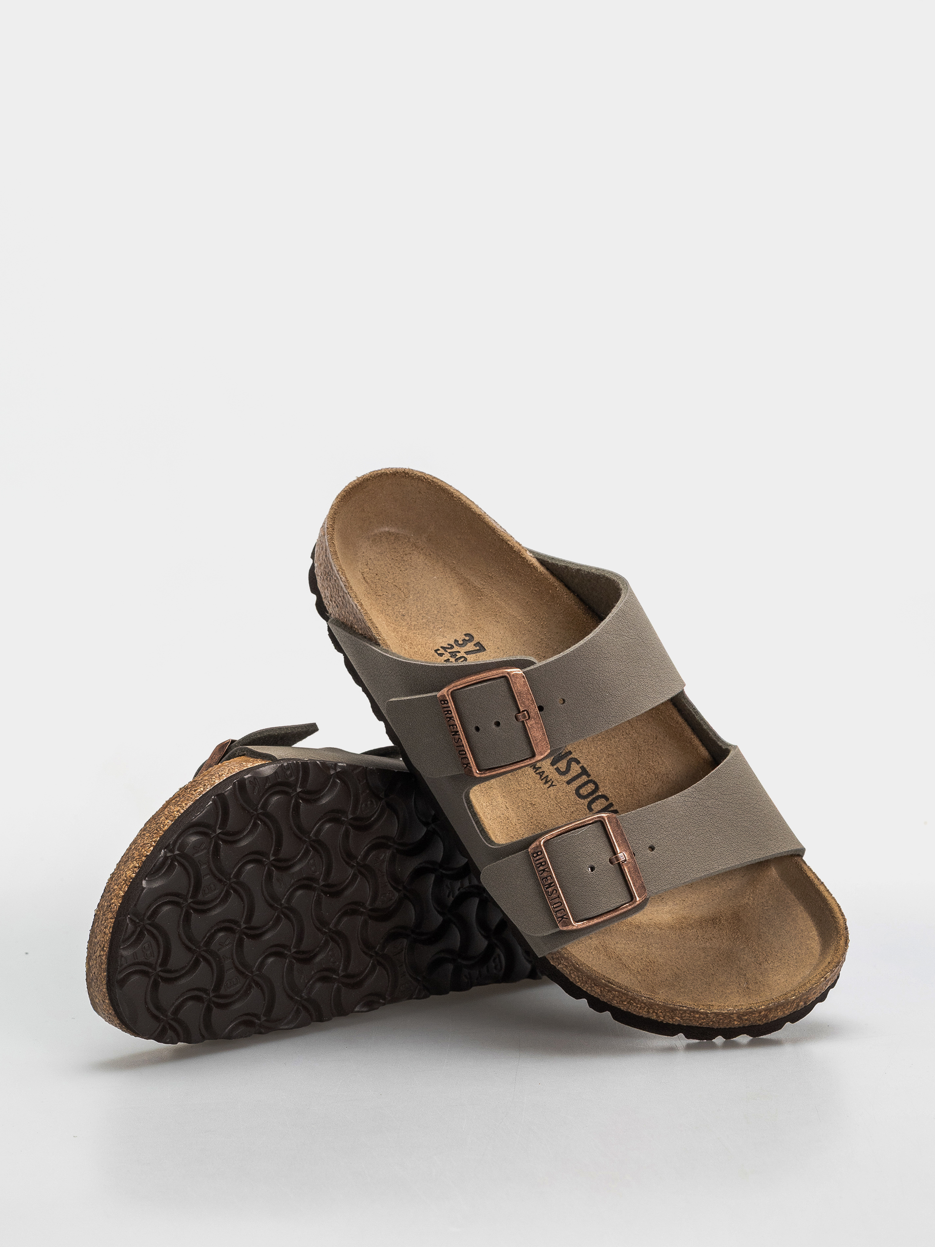 Чехли Birkenstock Arizona Birkibuc Regular (stone)
