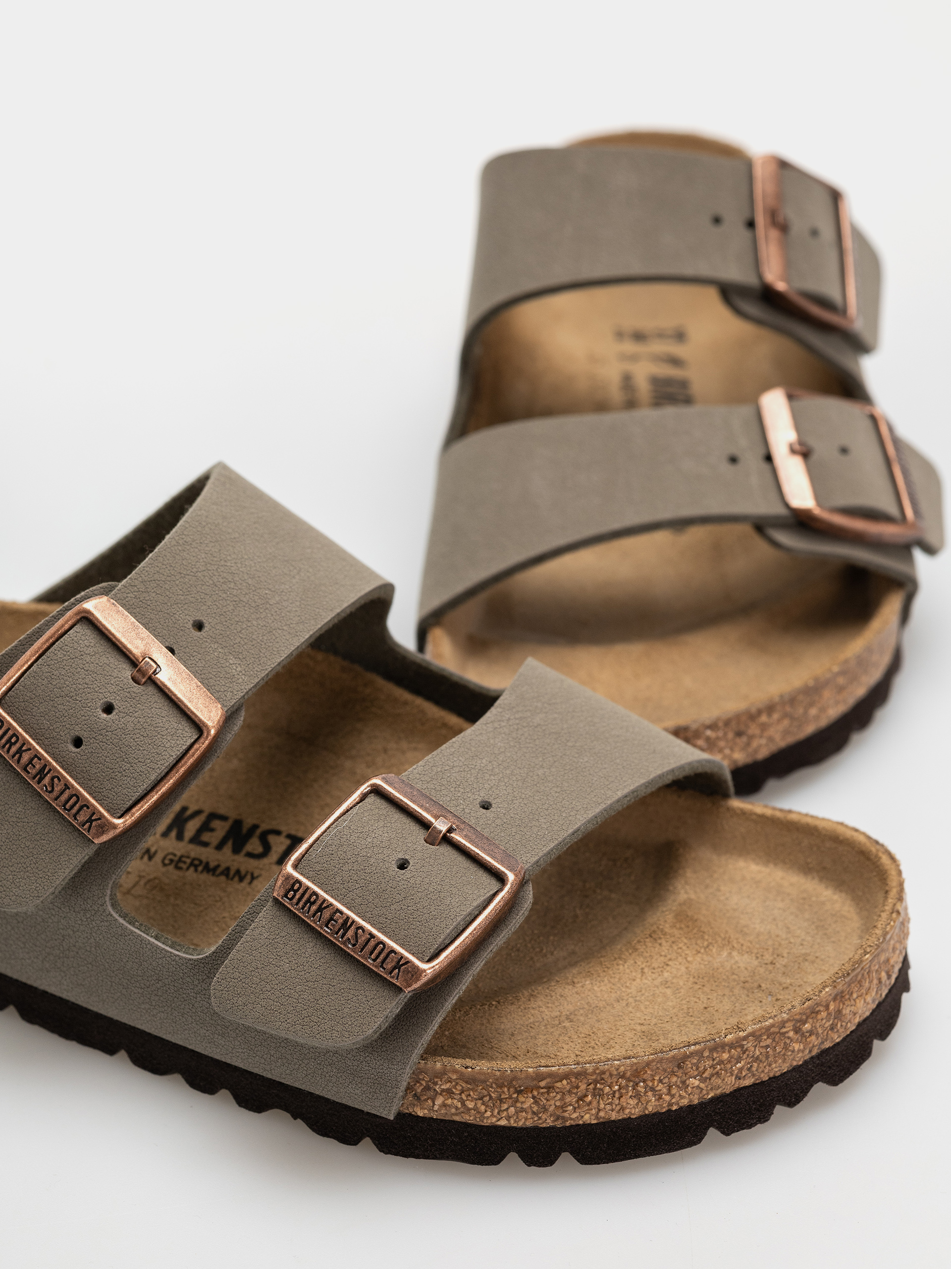 Чехли Birkenstock Arizona Birkibuc Regular (stone)