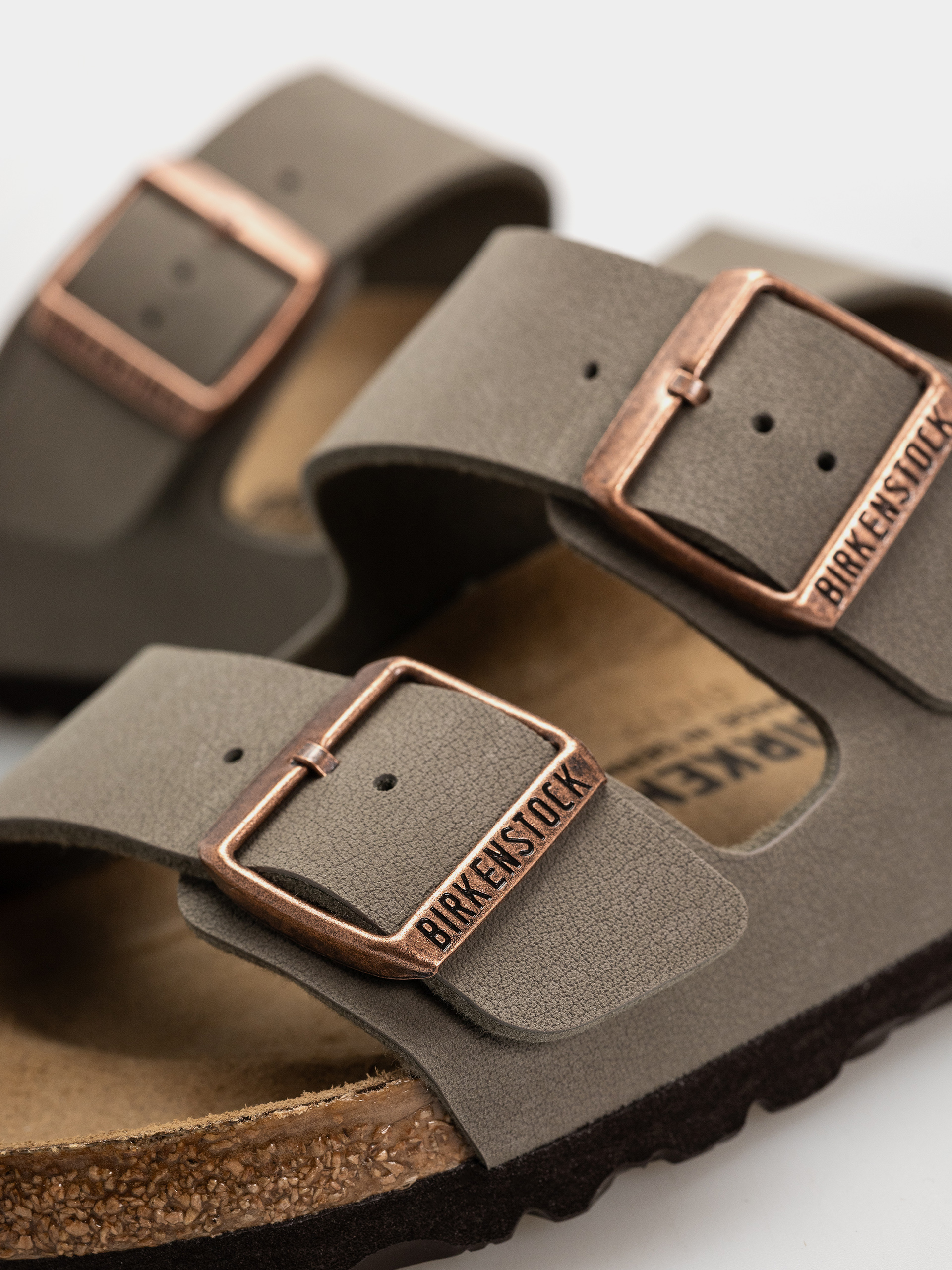Чехли Birkenstock Arizona Birkibuc Regular (stone)