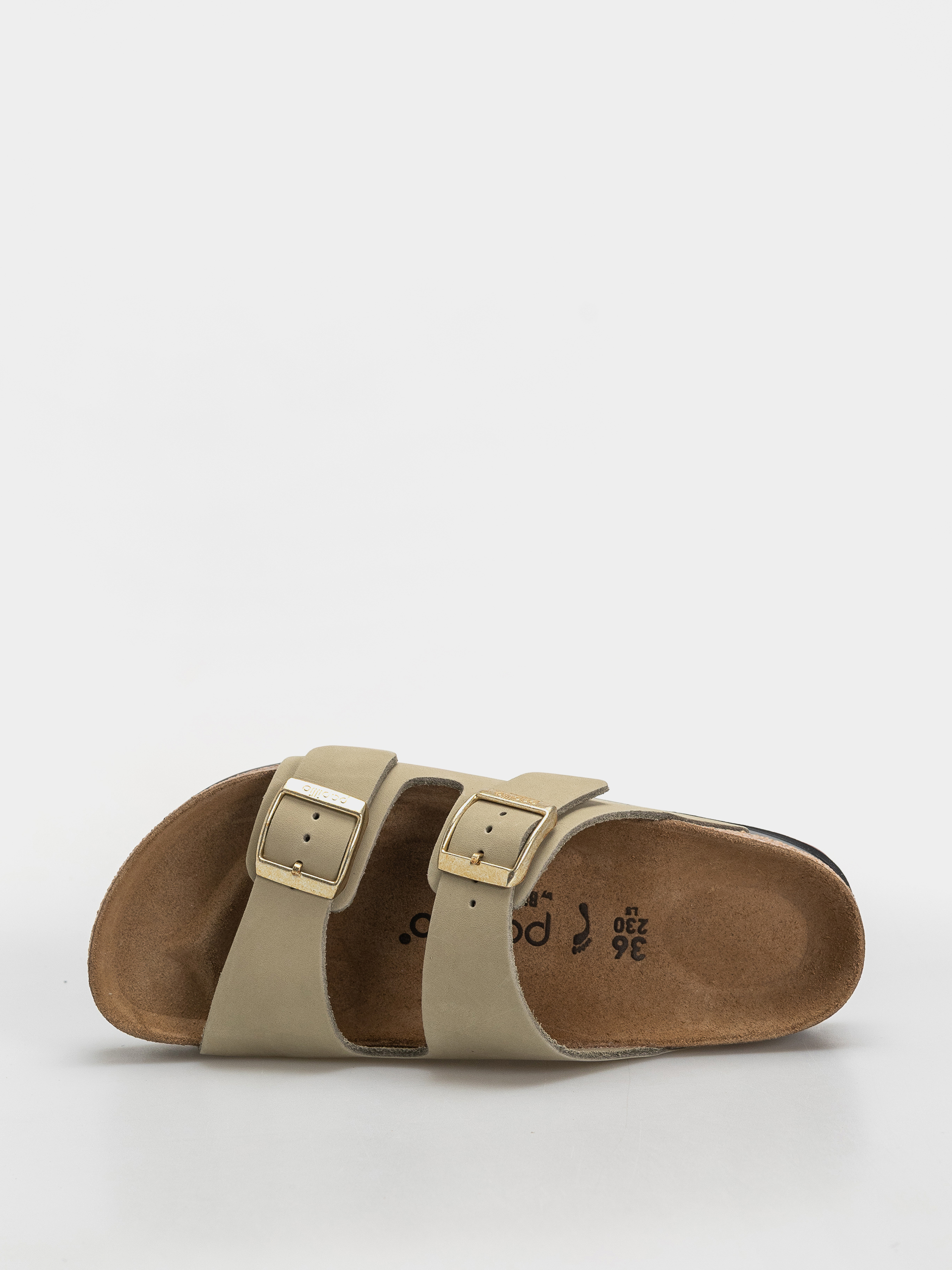 Чехли Birkenstock Arizona Flex Platform Nubuck Leather Narrow Wmn (eucalyptus)