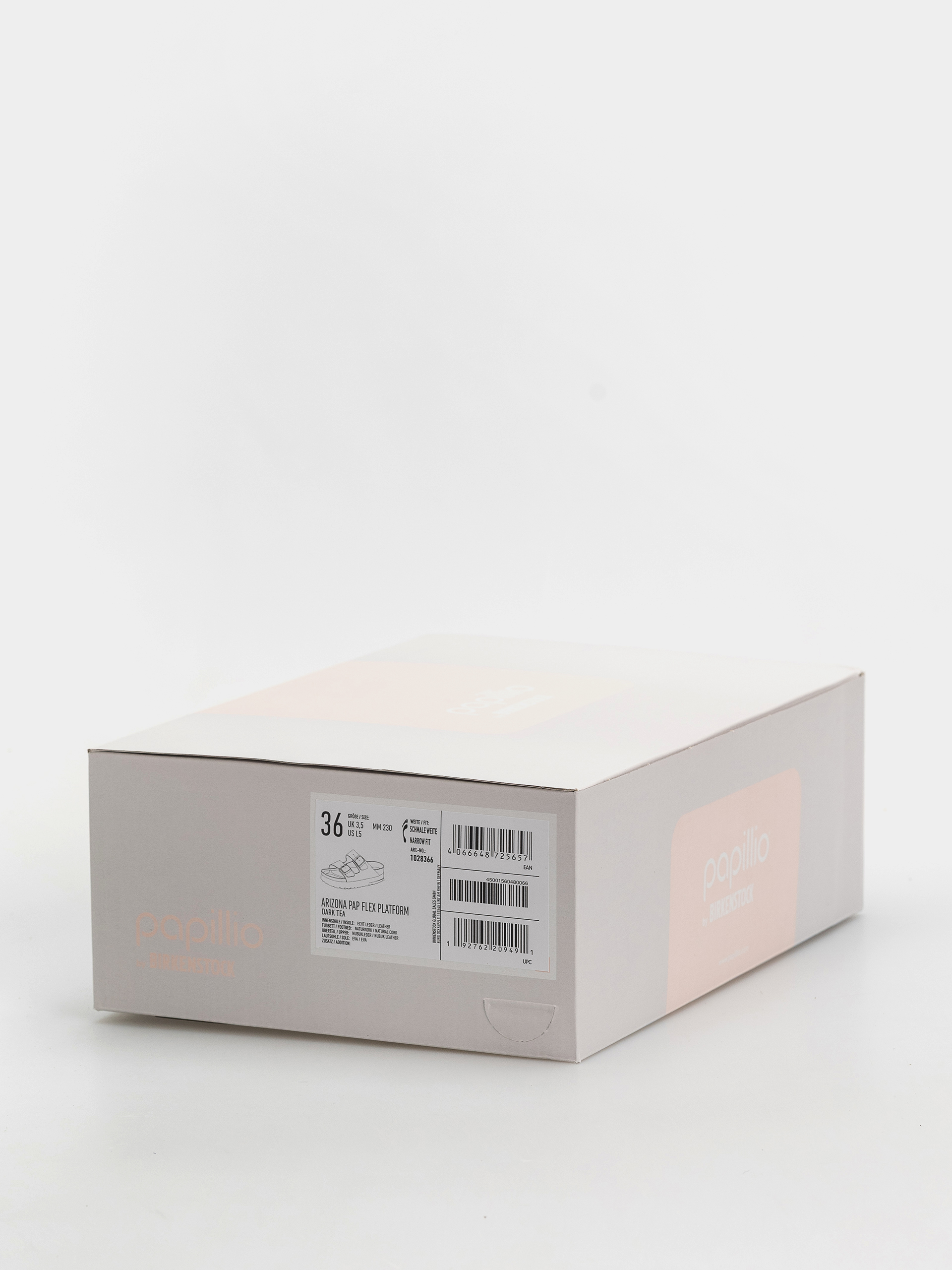 Чехли Birkenstock Arizona Flex Platform Nubuck Leather Narrow Wmn (dark tea)