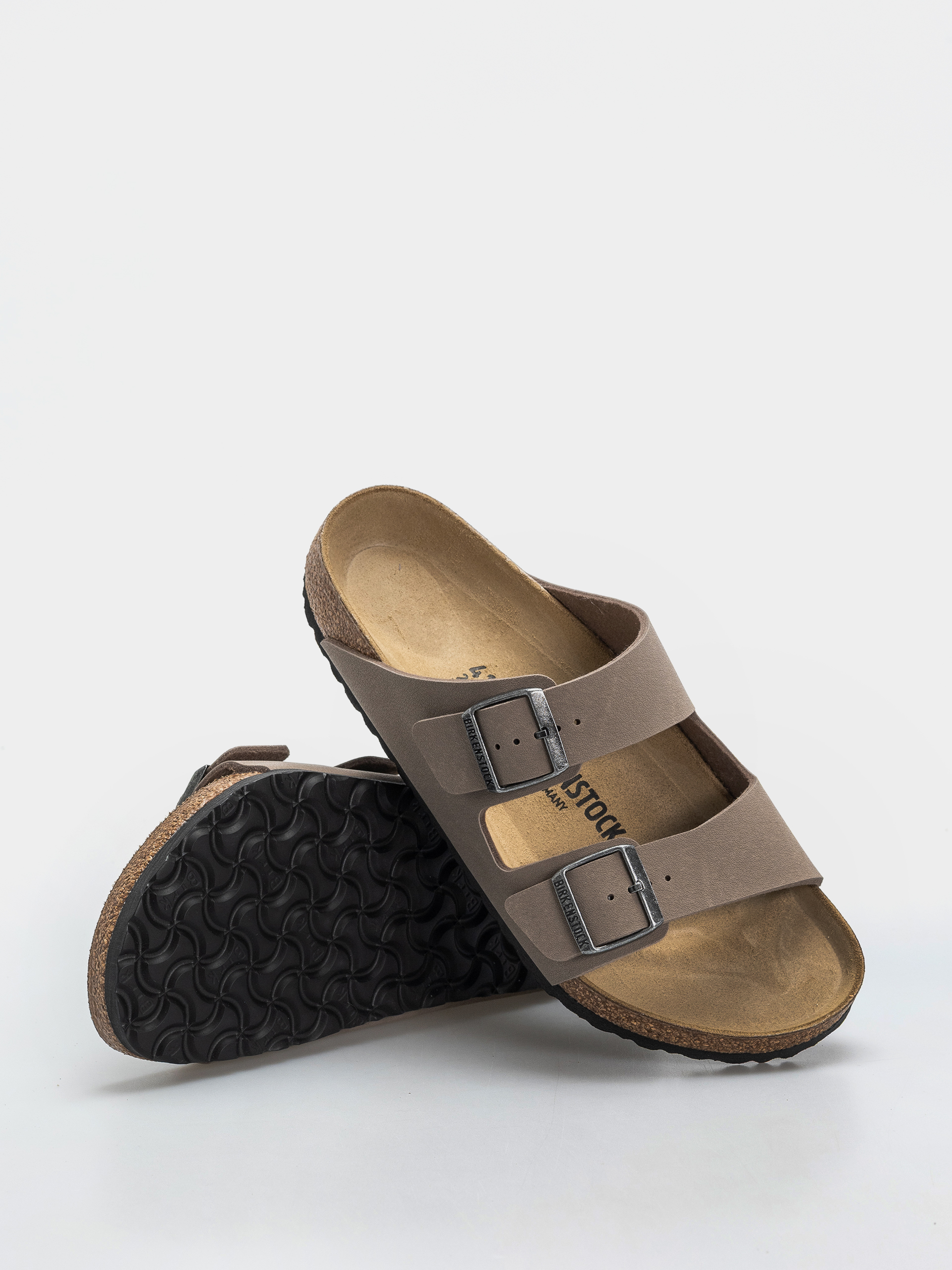 Чехли Birkenstock Arizona Birkibuc Regular (gray taupe)