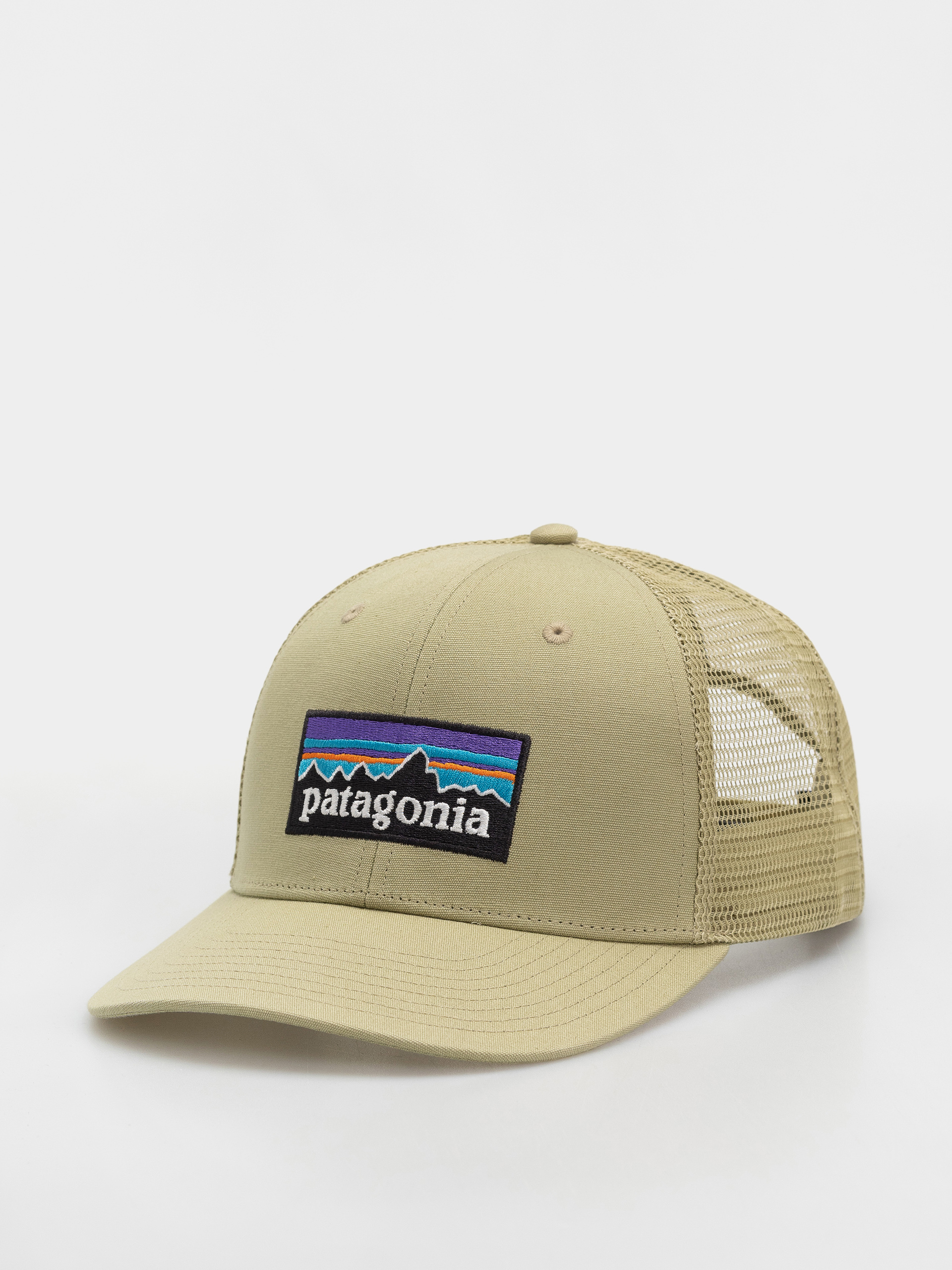 Шапка с козирка Patagonia P 6 Logo Trucker (gumtree green)