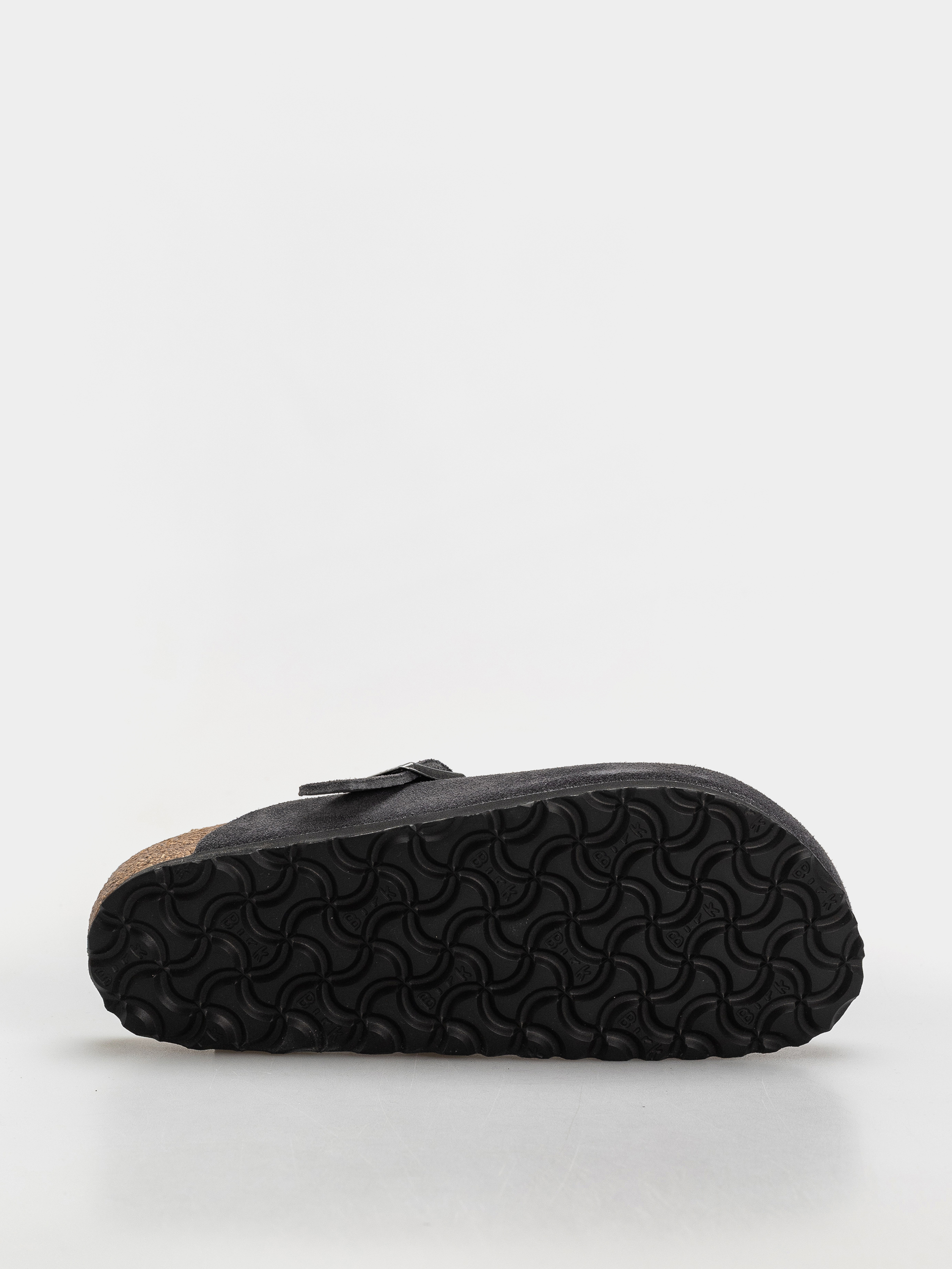 Чехли Birkenstock Boston Suede Leather Narrow (charcoal)