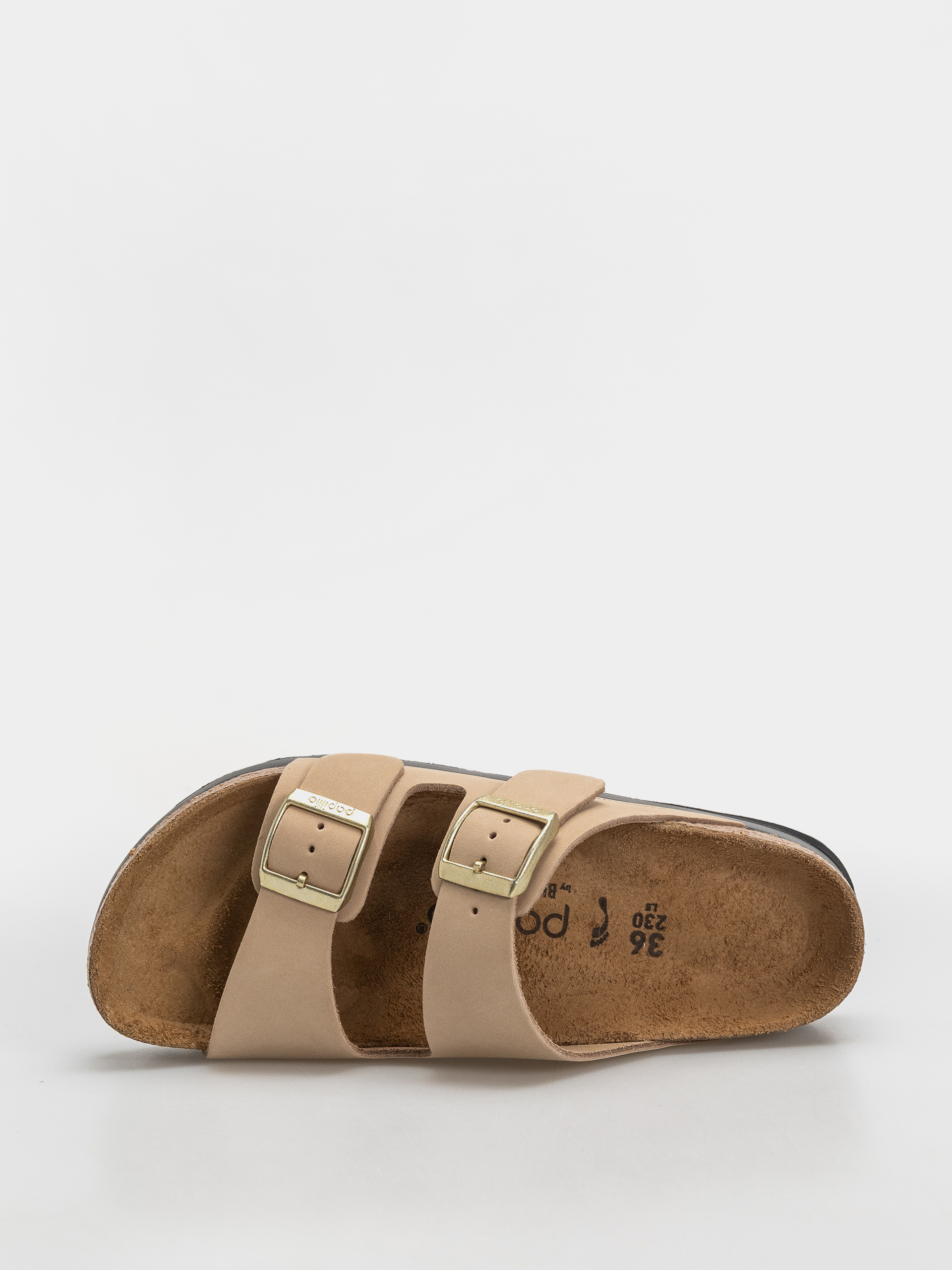 Чехли Birkenstock Arizona Flex Platform Nubuck Leather Narrow Wmn (sandcastle)
