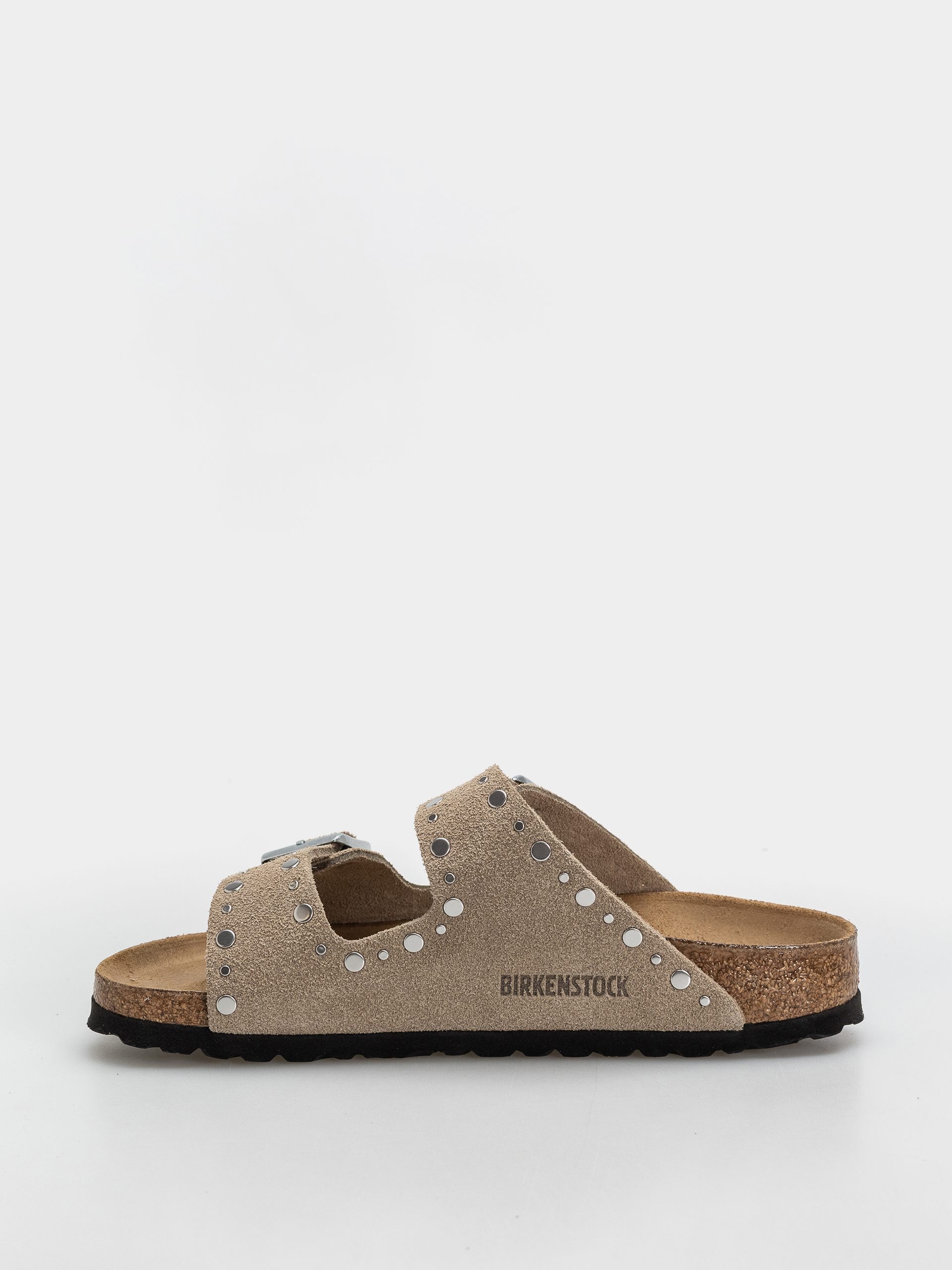 Чехли Birkenstock Arizona Rivets Suede Leather Narrow Wmn (taupe)