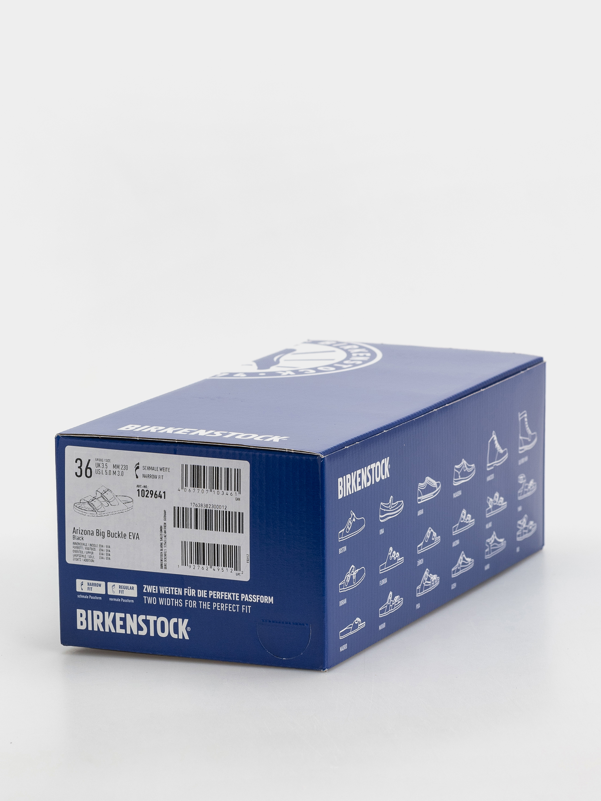 Чехли Birkenstock Arizona Big Buckle EVA Narrow Wmn (black)