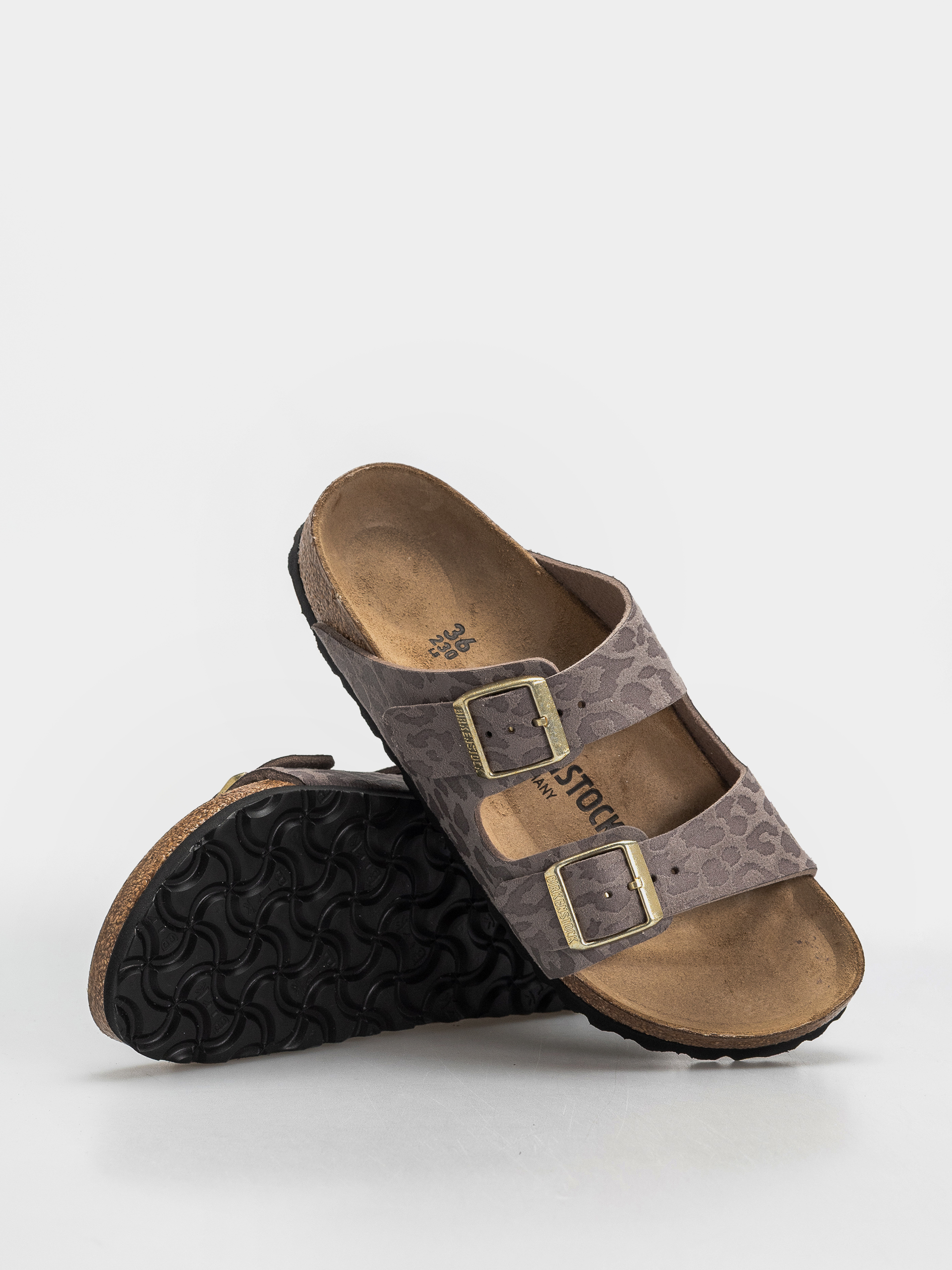 Чехли Birkenstock Arizona Synthetics Narrow Wmn (syn leo grey taupe)