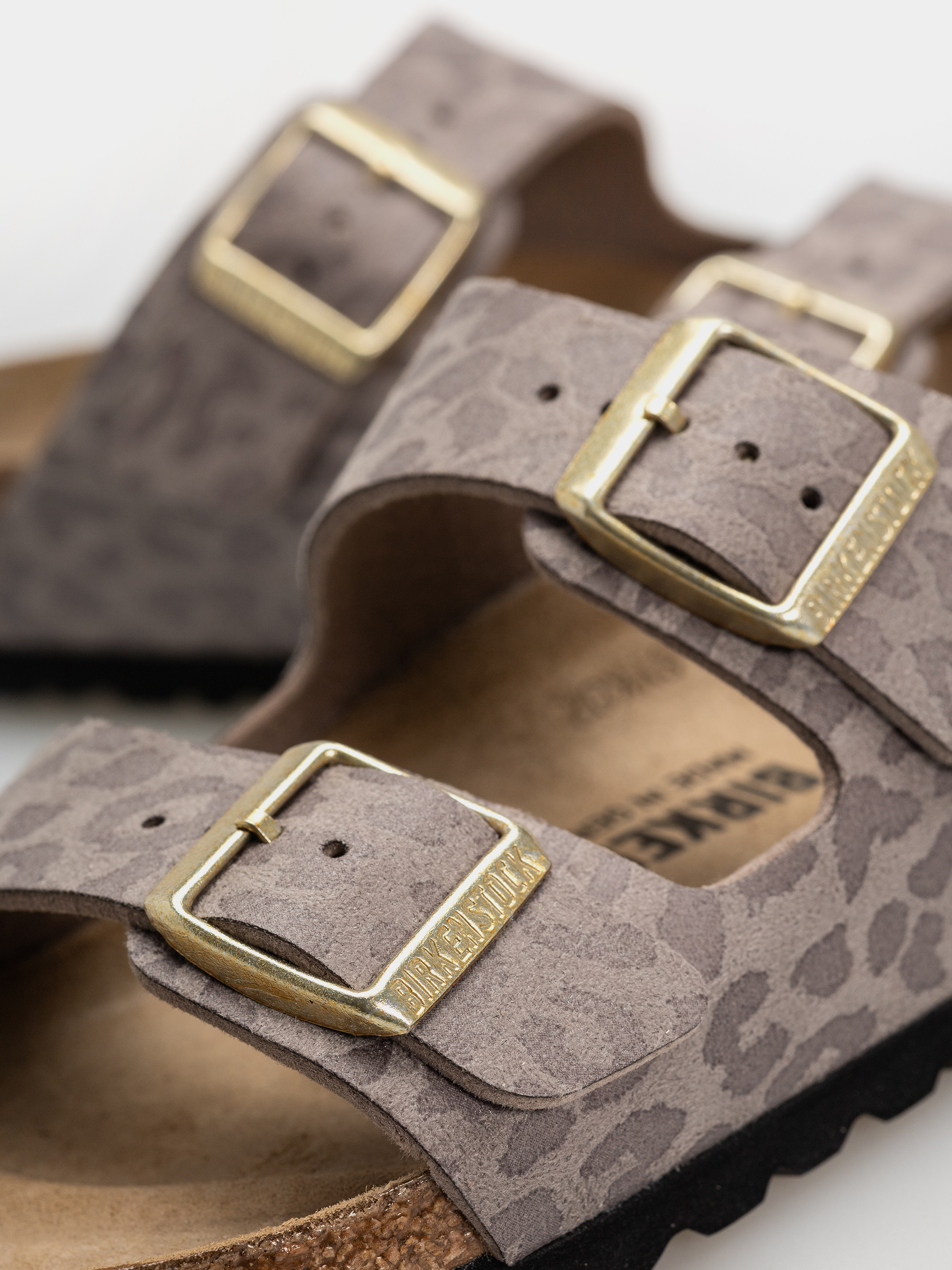 Чехли Birkenstock Arizona Synthetics Narrow Wmn (syn leo grey taupe)