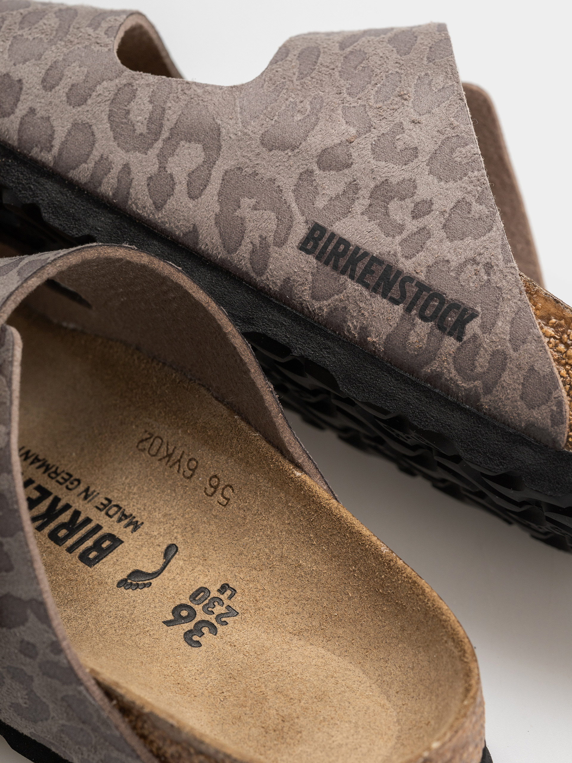 Чехли Birkenstock Arizona Synthetics Narrow Wmn (syn leo grey taupe)