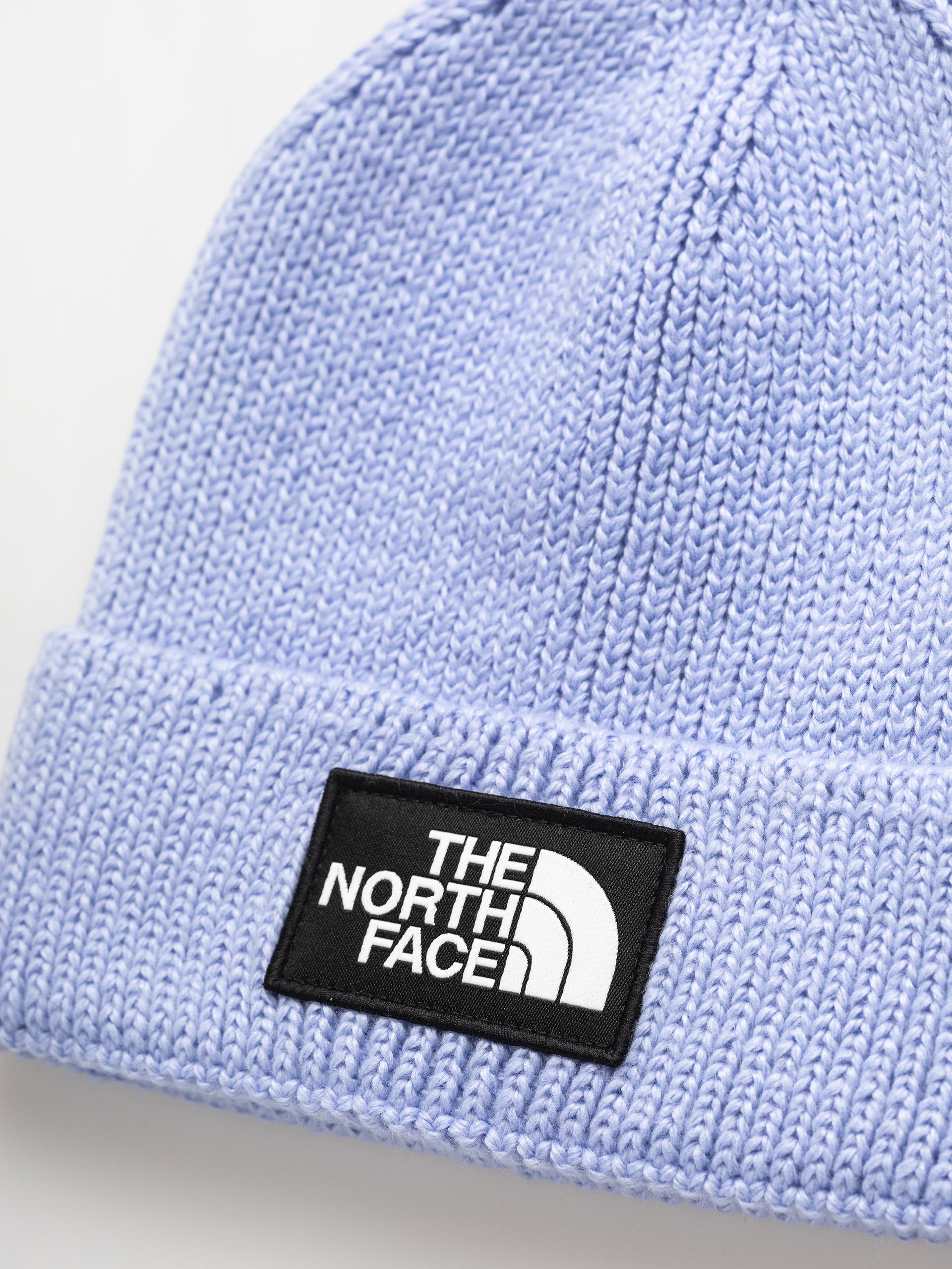 Шапка The North Face Tnf Logo Box Cuffed (periwinkle glow)