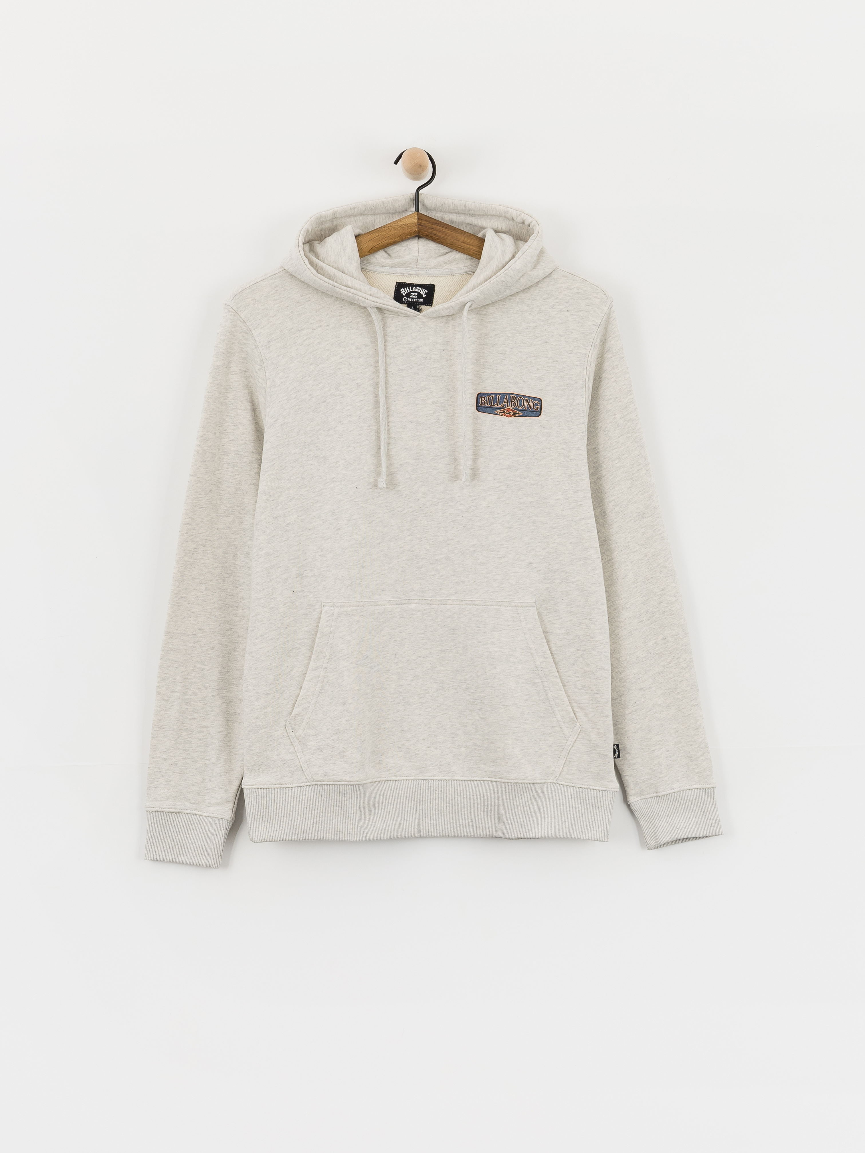 Суитшърт с качулка Billabong Foundation HD (light grey heather)