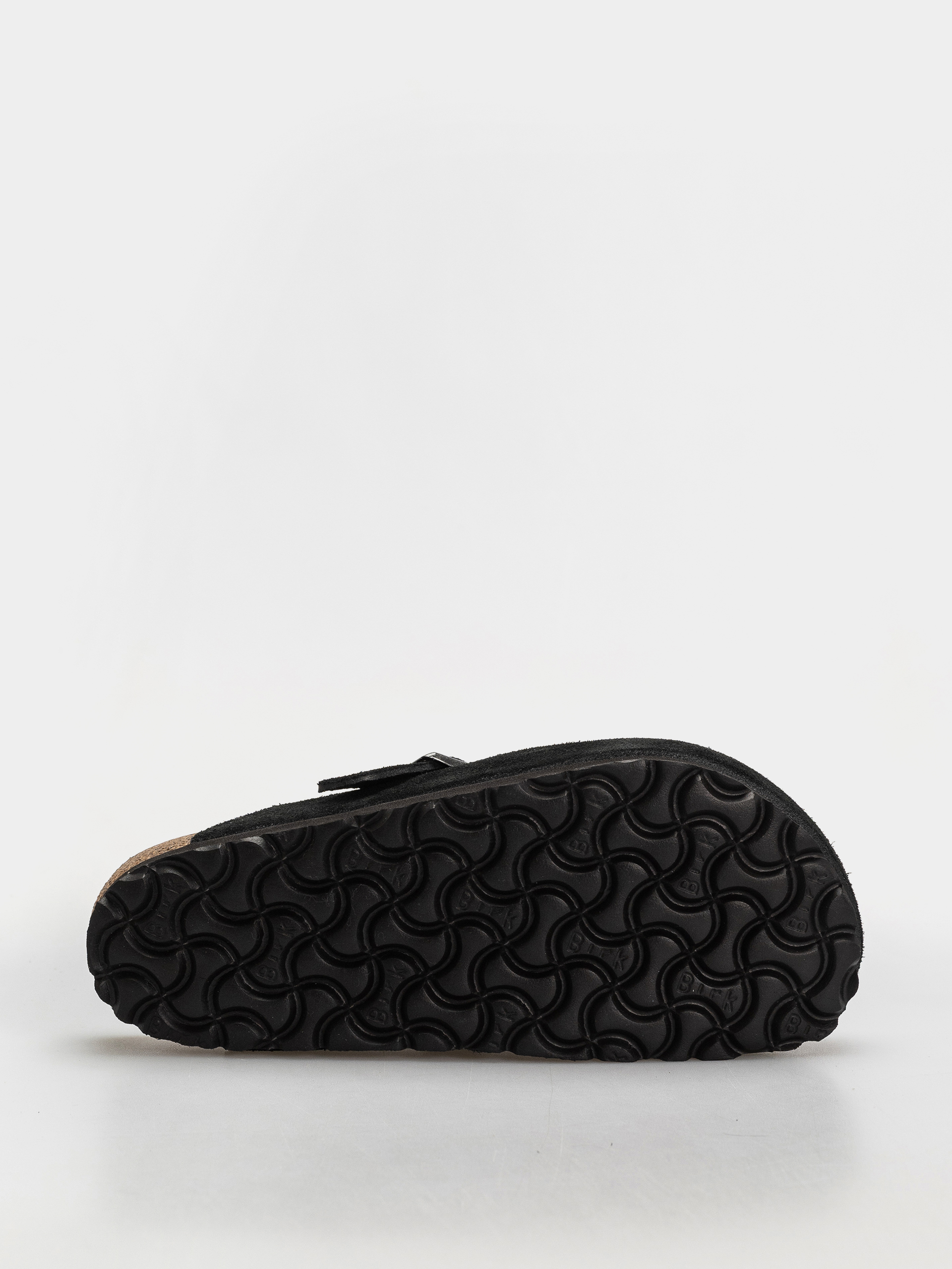 Чехли Birkenstock Boston Suede Leather Regular (black)