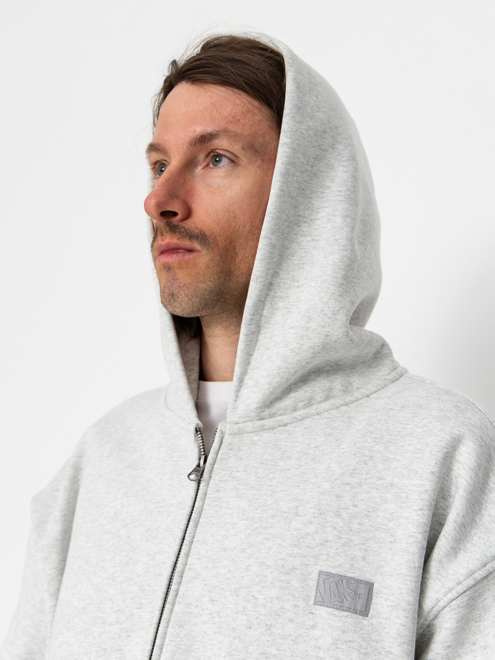 Суитшърт с качулка Vans Premium ZHD (ash heather)