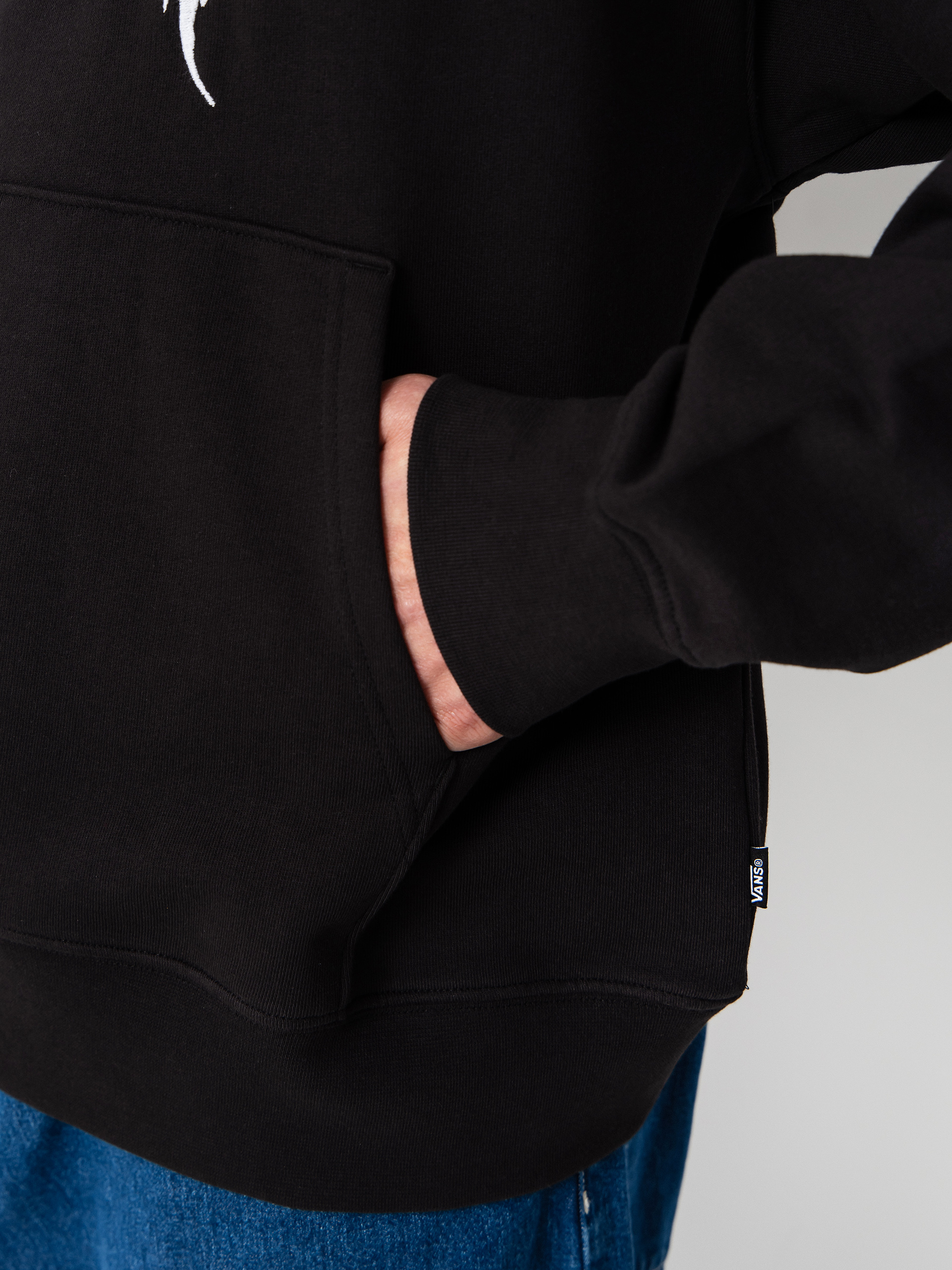 Суитшърт с качулка Vans They Are Just Shoes Loose HD (black)