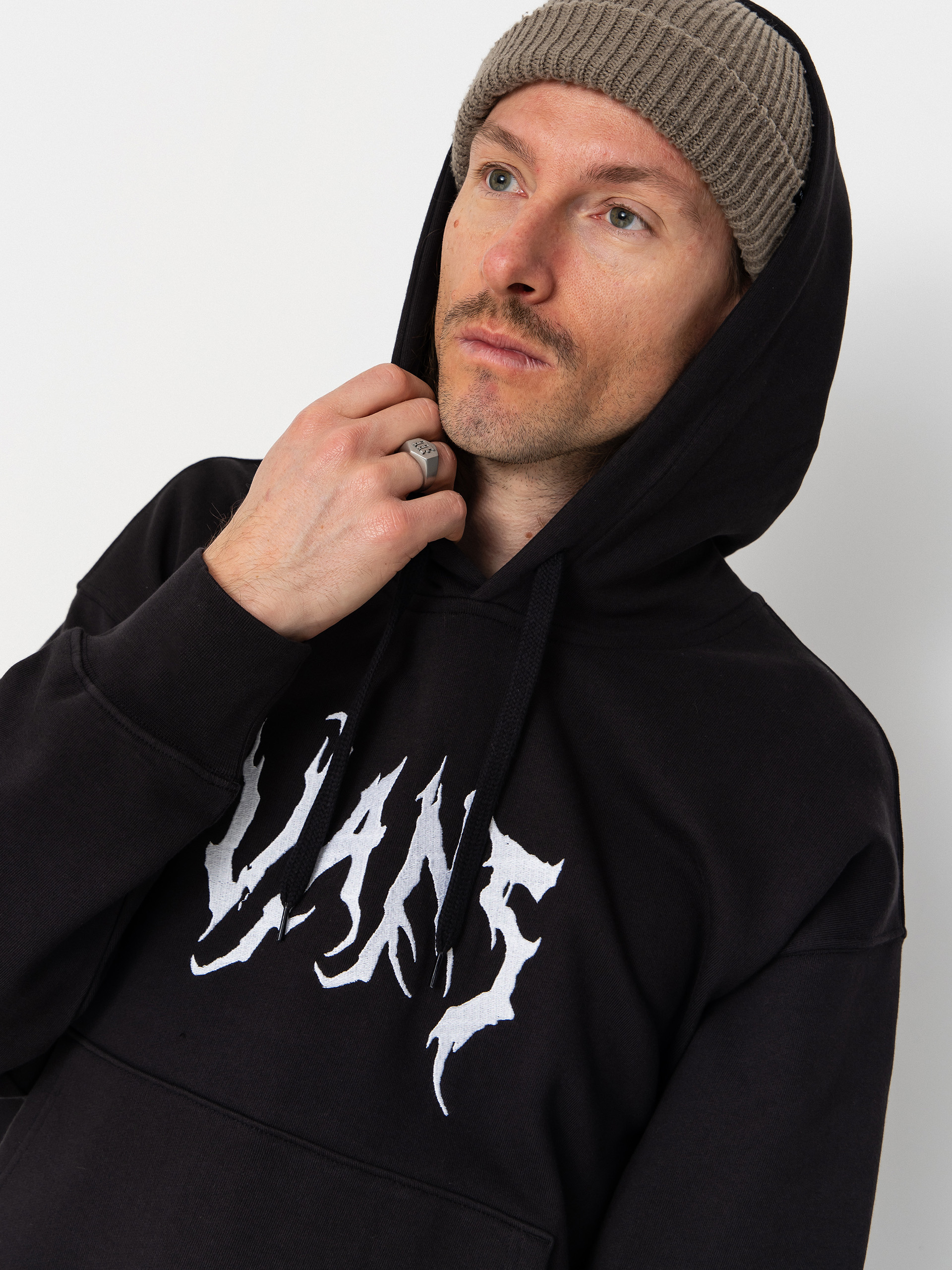 Суитшърт с качулка Vans They Are Just Shoes Loose HD (black)