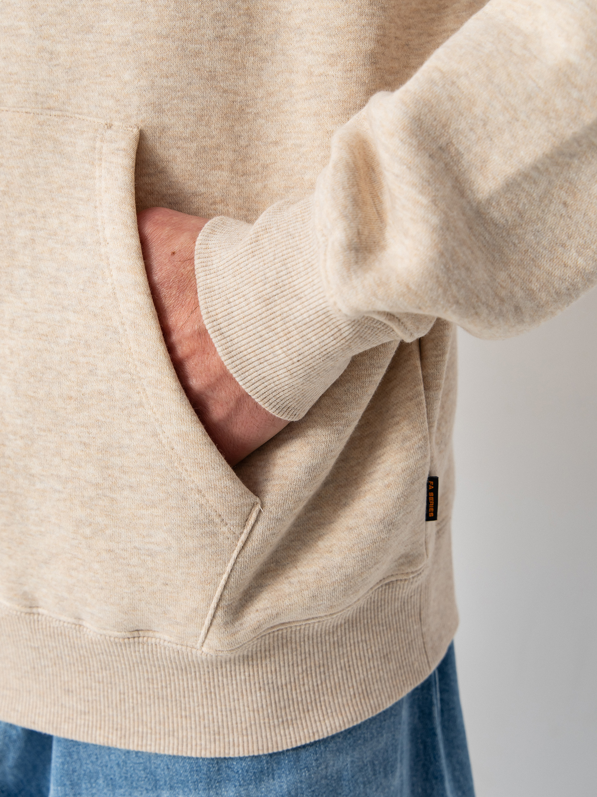 Суитшърт с качулка Volcom Fa Mickey Mason HD (dust heather)