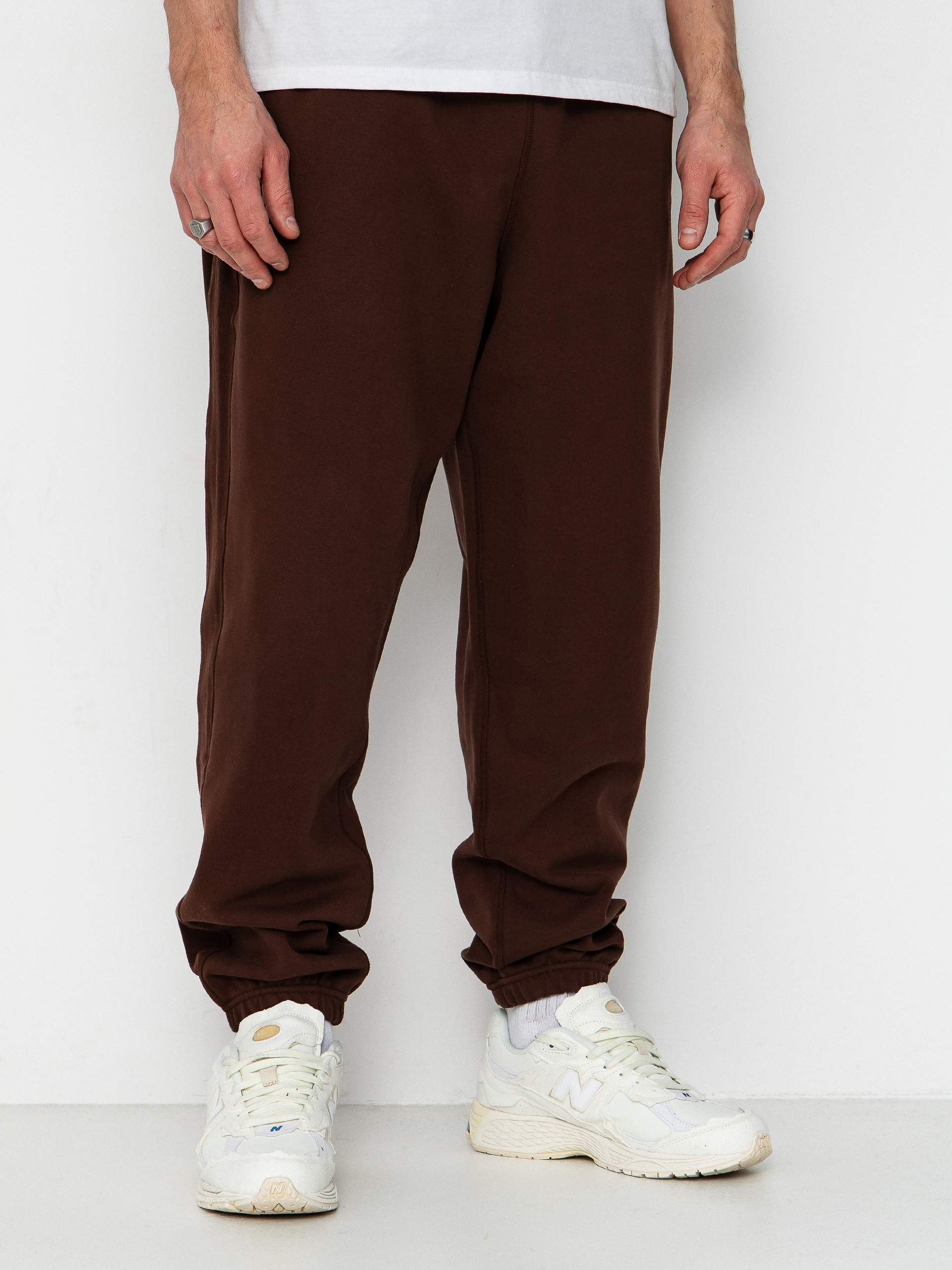Панталони New Balance Athletics French Terry Jogger (pumpernickel)