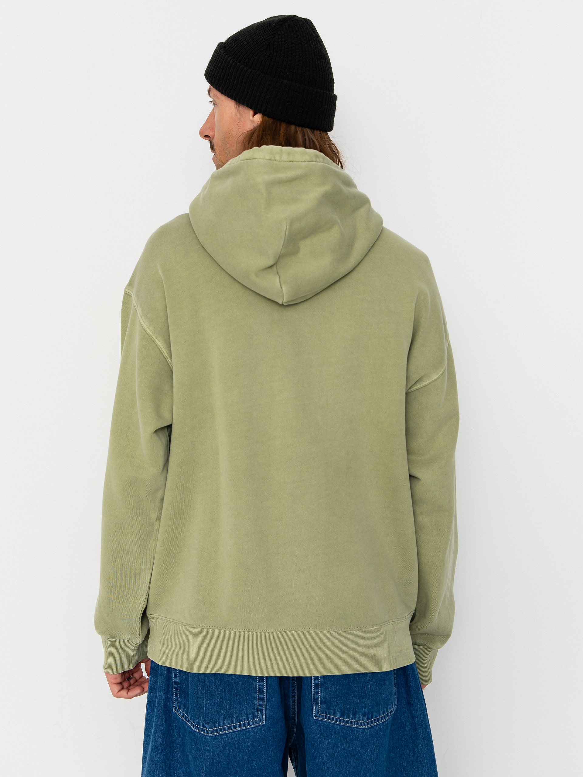 Суитшърт с качулка Carhartt WIP Nelson HD (gentle green)