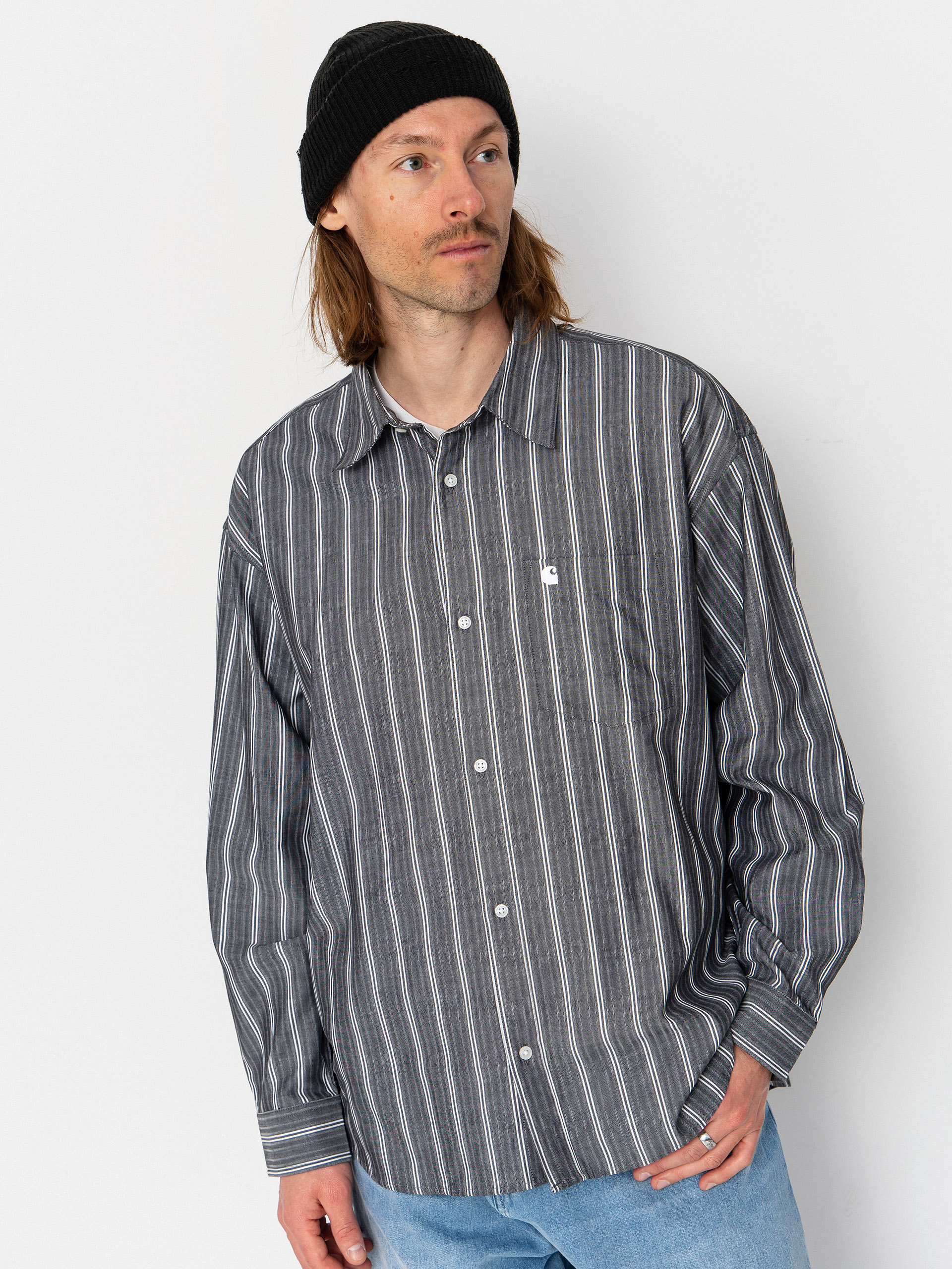 Риза Carhartt WIP Beale (beale stripe/black/white)
