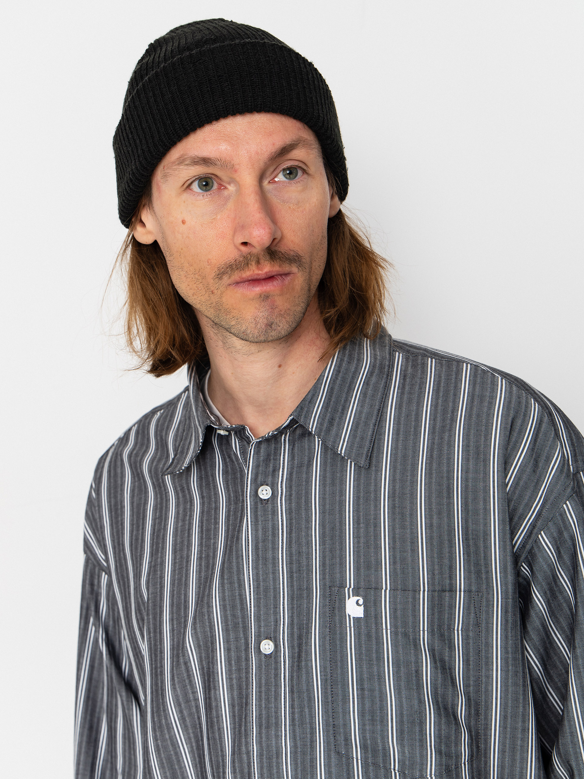 Риза Carhartt WIP Beale (beale stripe/black/white)