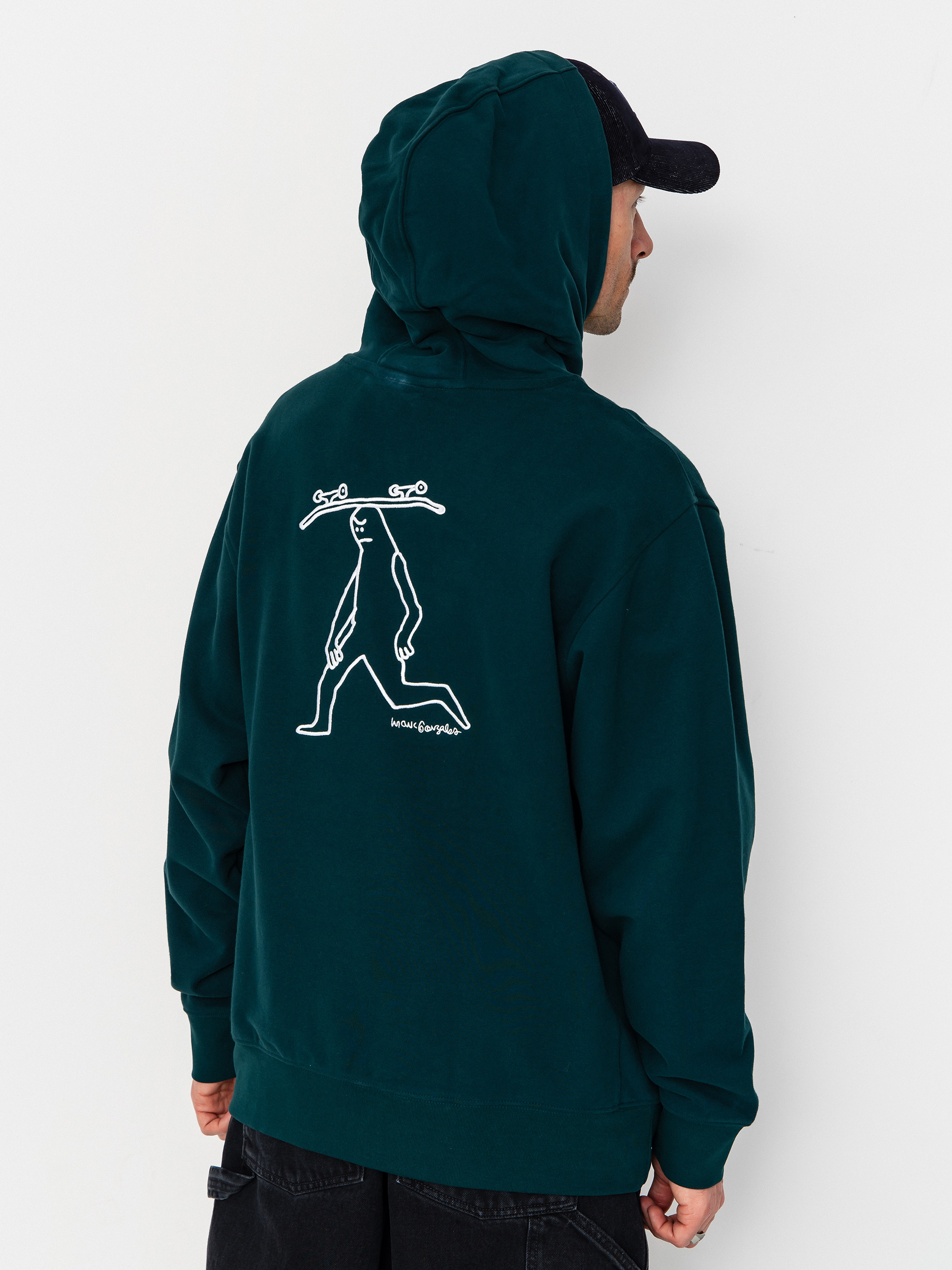 Суитшърт с качулка adidas Gonz Head HD (aurivy/black)