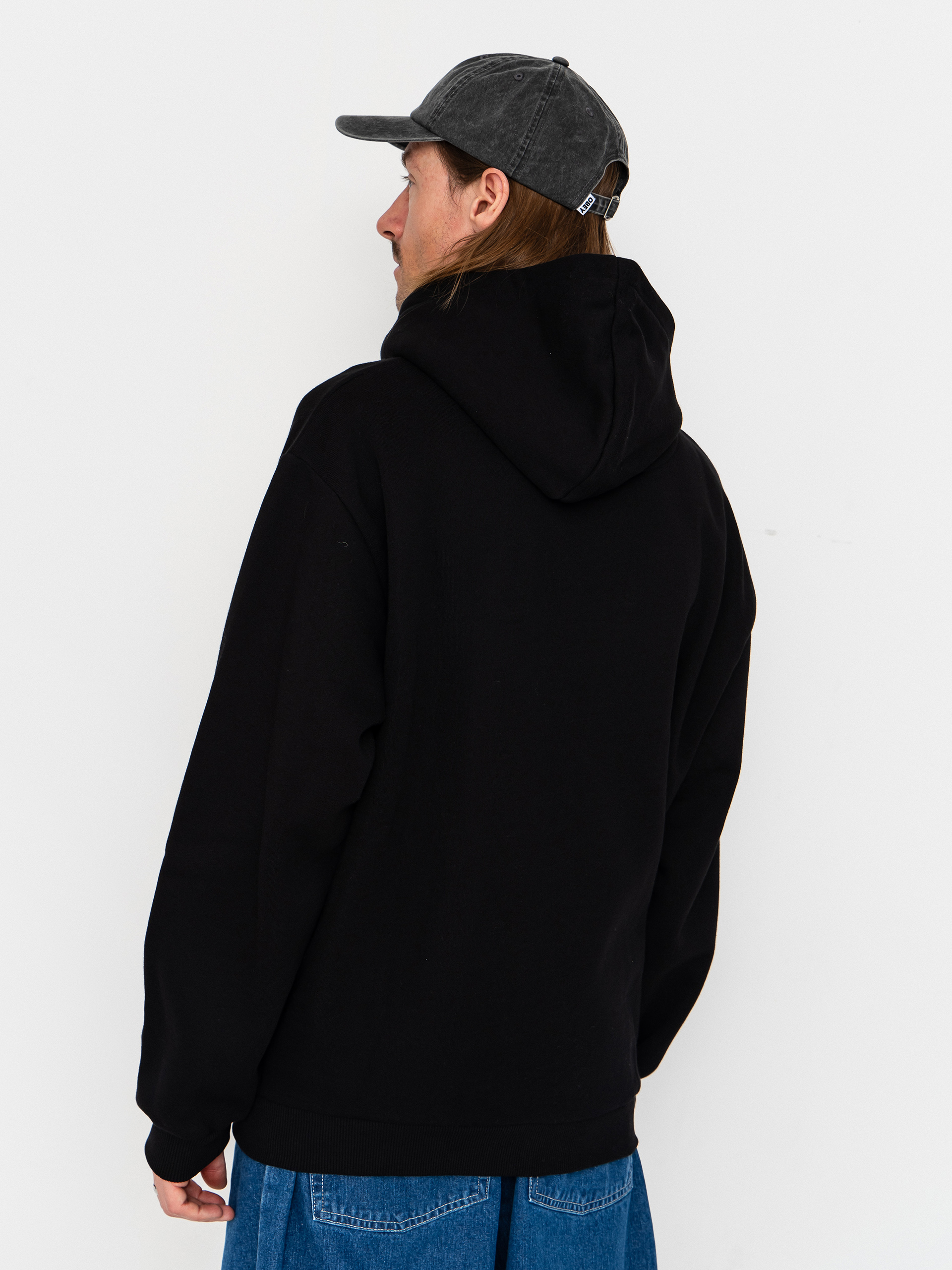 Суитшърт с качулка Karl Kani Chest Signature Essential ZHD (dark grey)