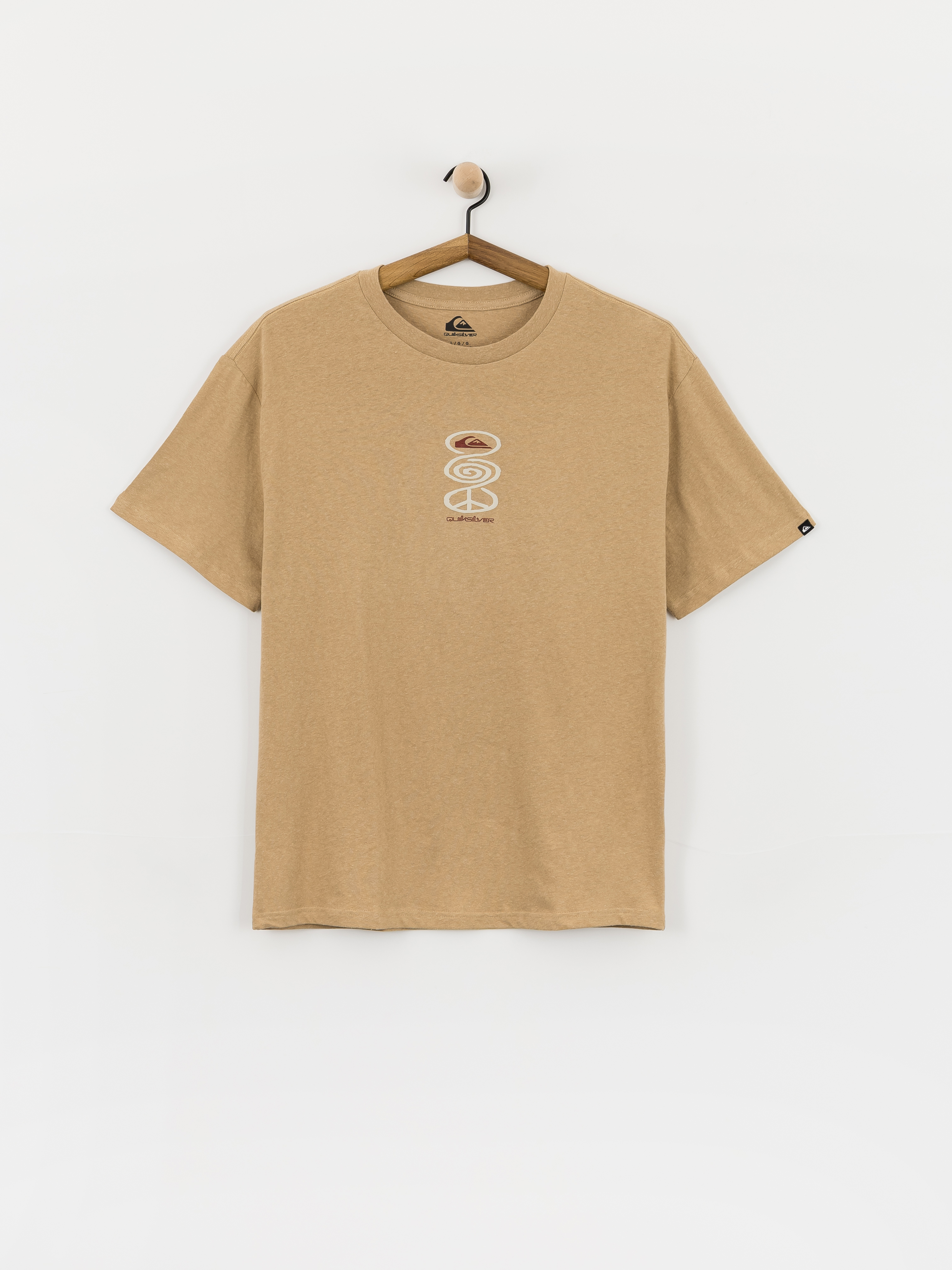 Тениска Quiksilver Harmony Spiral (khaki)