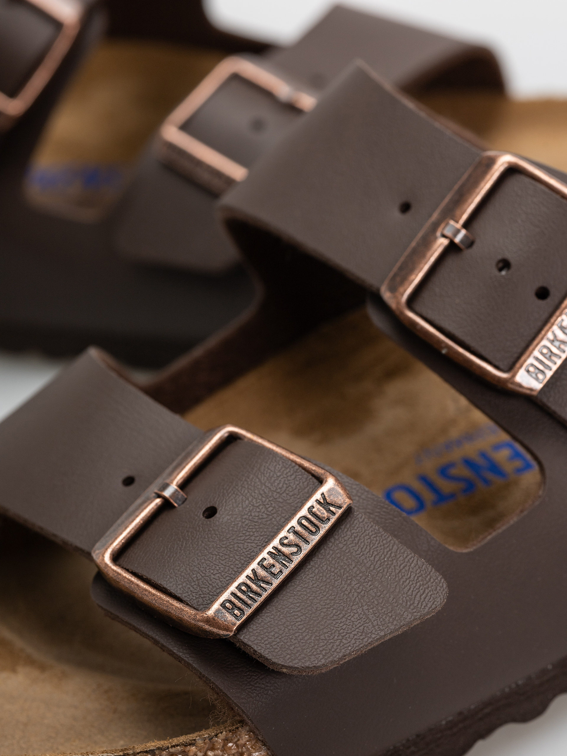 Чехли Birkenstock Arizona Soft Footbed Birko Flor Regular (dark brown)