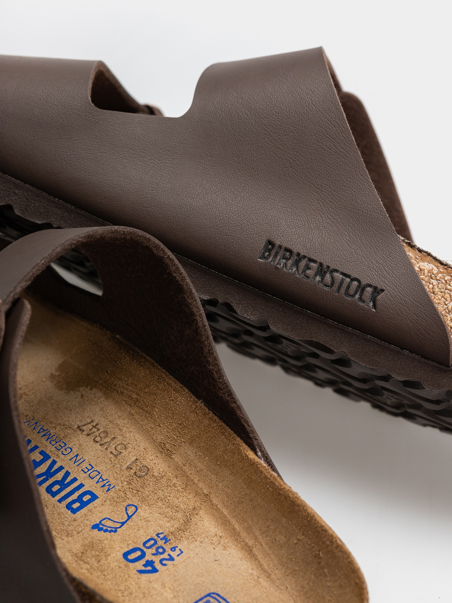 Чехли Birkenstock Arizona Soft Footbed Birko Flor Regular (dark brown)