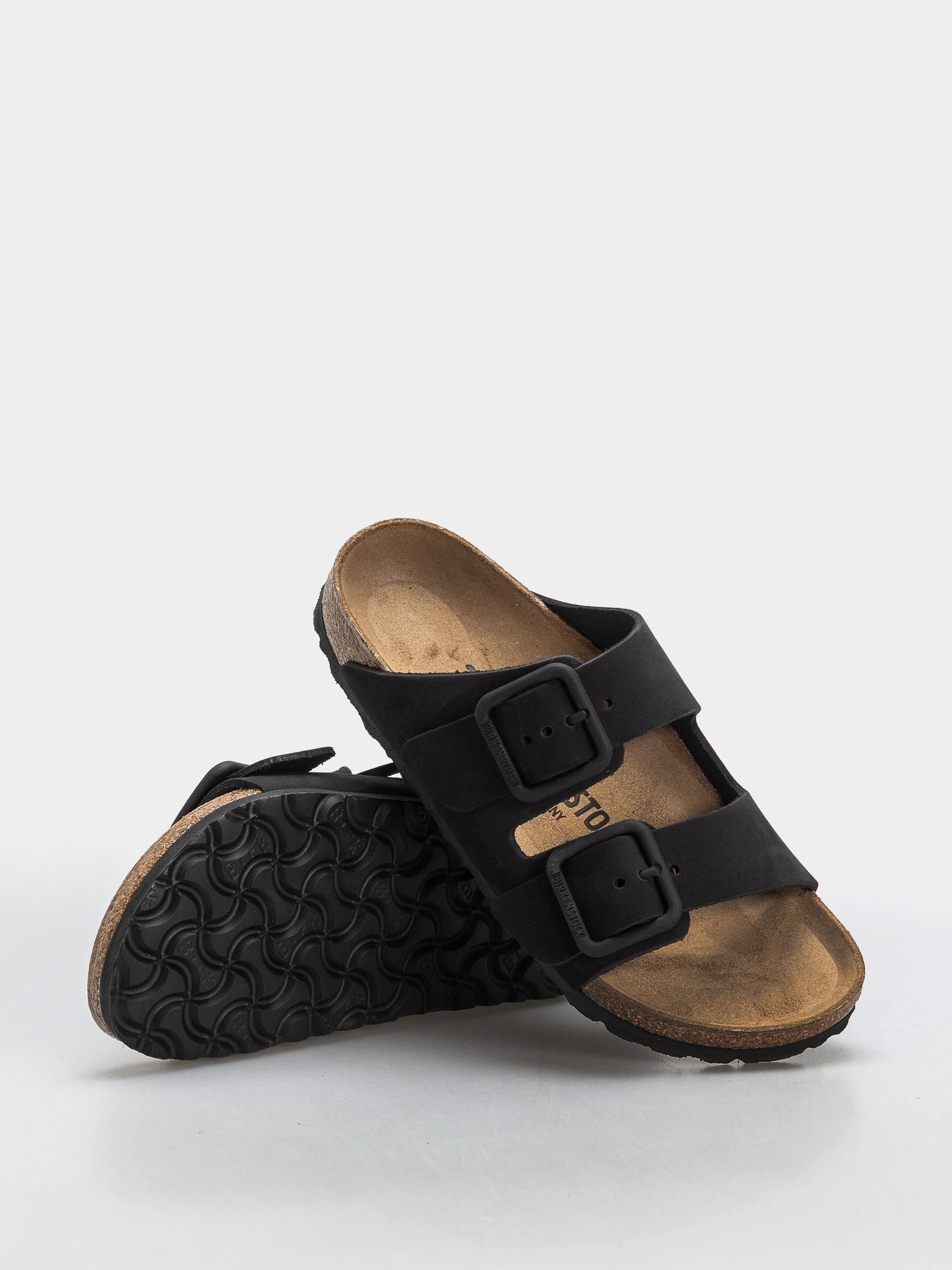 Чехли Birkenstock Arizona Wire Buckle Nubuck Leather Narrow (black)